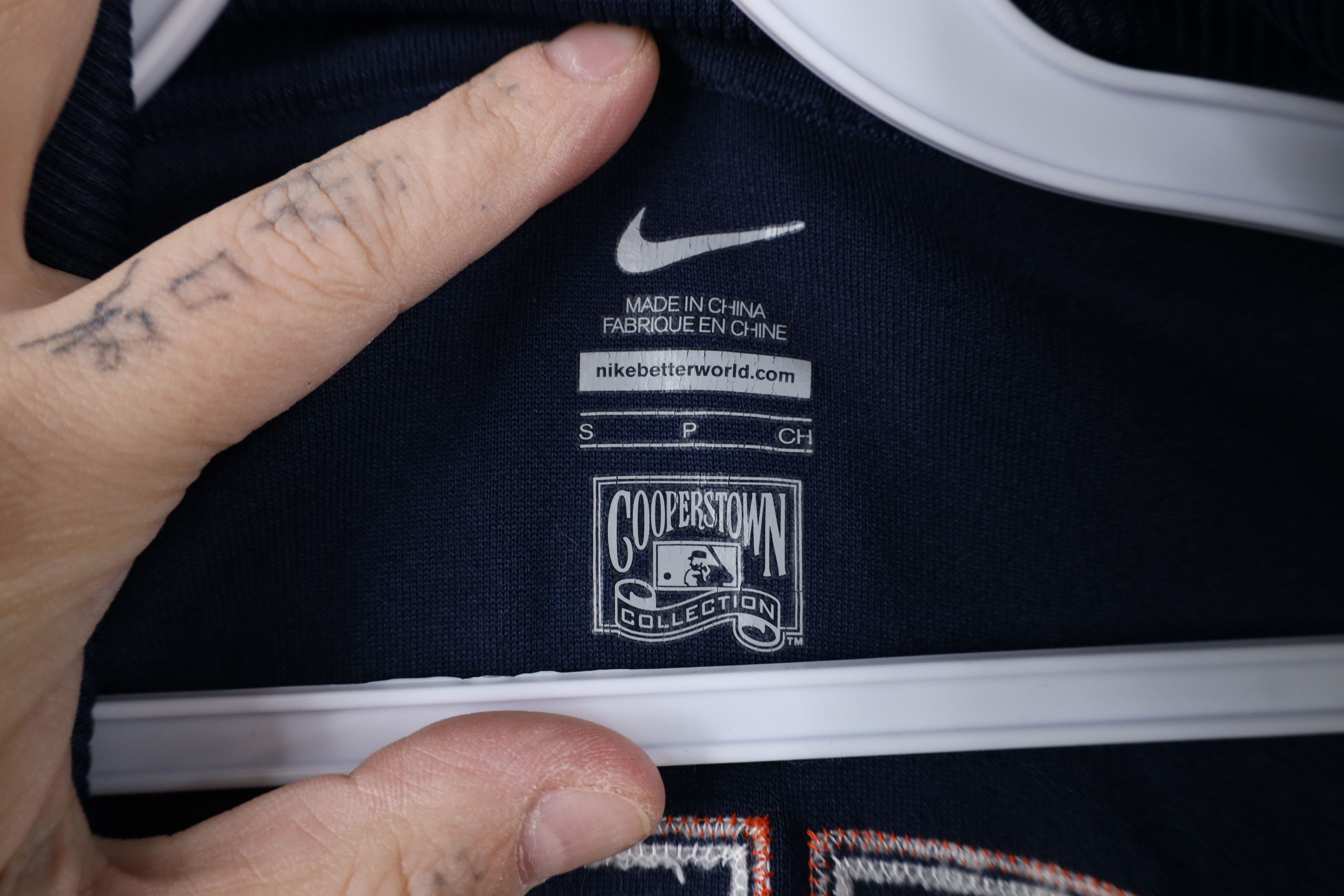 Nike × Vintage Vintage Nike Detroit Tigers Baseball Full Zip Track Jacket Size US S / EU 44-46 / 1 - 7 Thumbnail