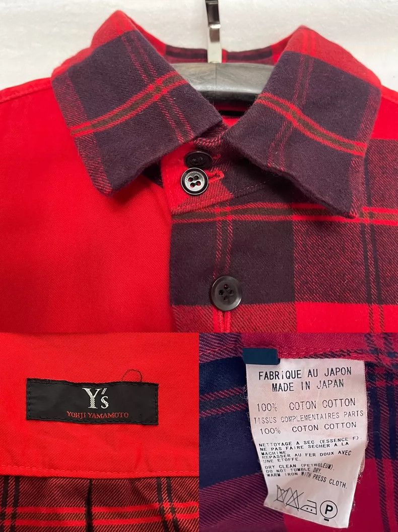 Y's Y's Black Plaid Jacket Size ONE SIZE - 9 Thumbnail