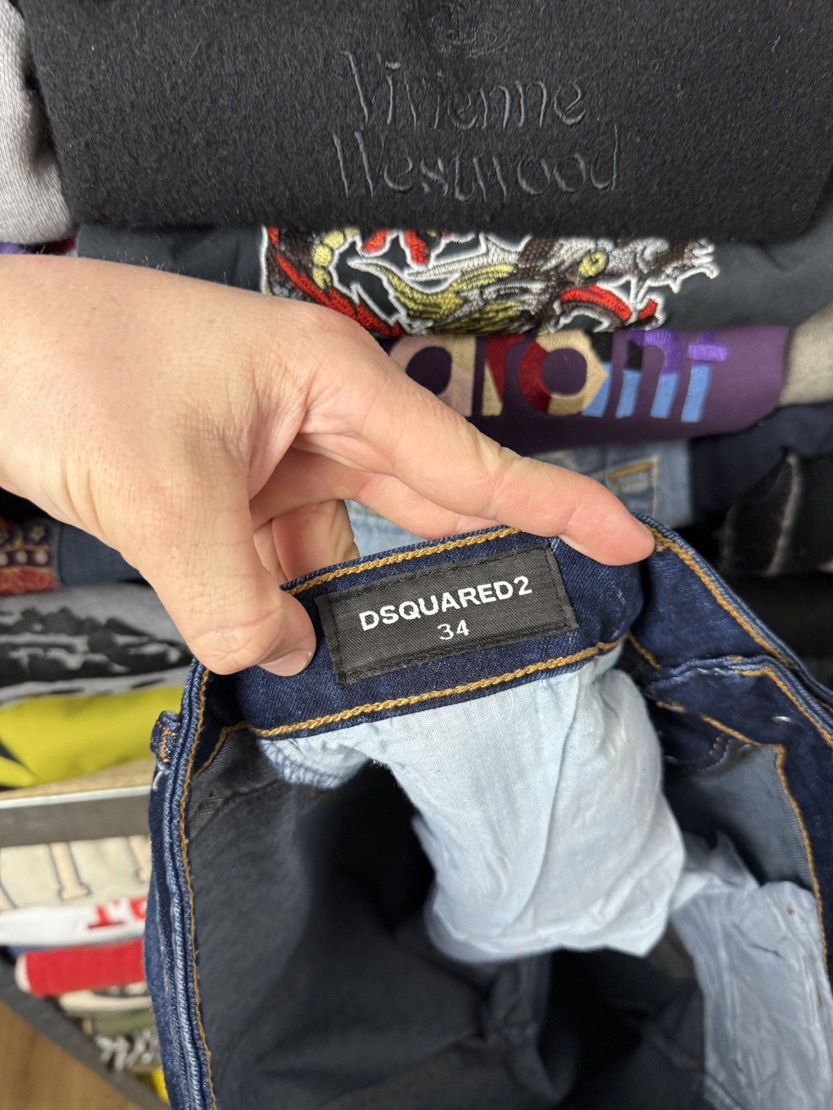 Dsquared2 Dsquared2 🇮🇹 Jeans Made In Italy Avant Garde Size US 34 / EU 50 - 12 Thumbnail