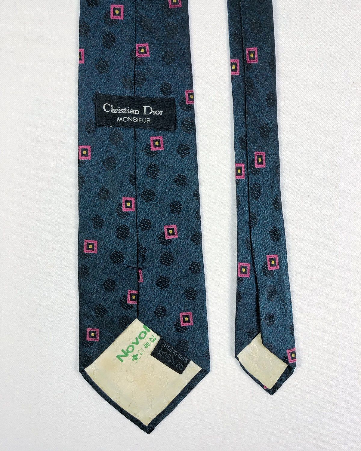 Christian Dior Monsieur Rare Vintage Christian Dior Monsieur Silk Tie Size ONE SIZE - 5 Thumbnail