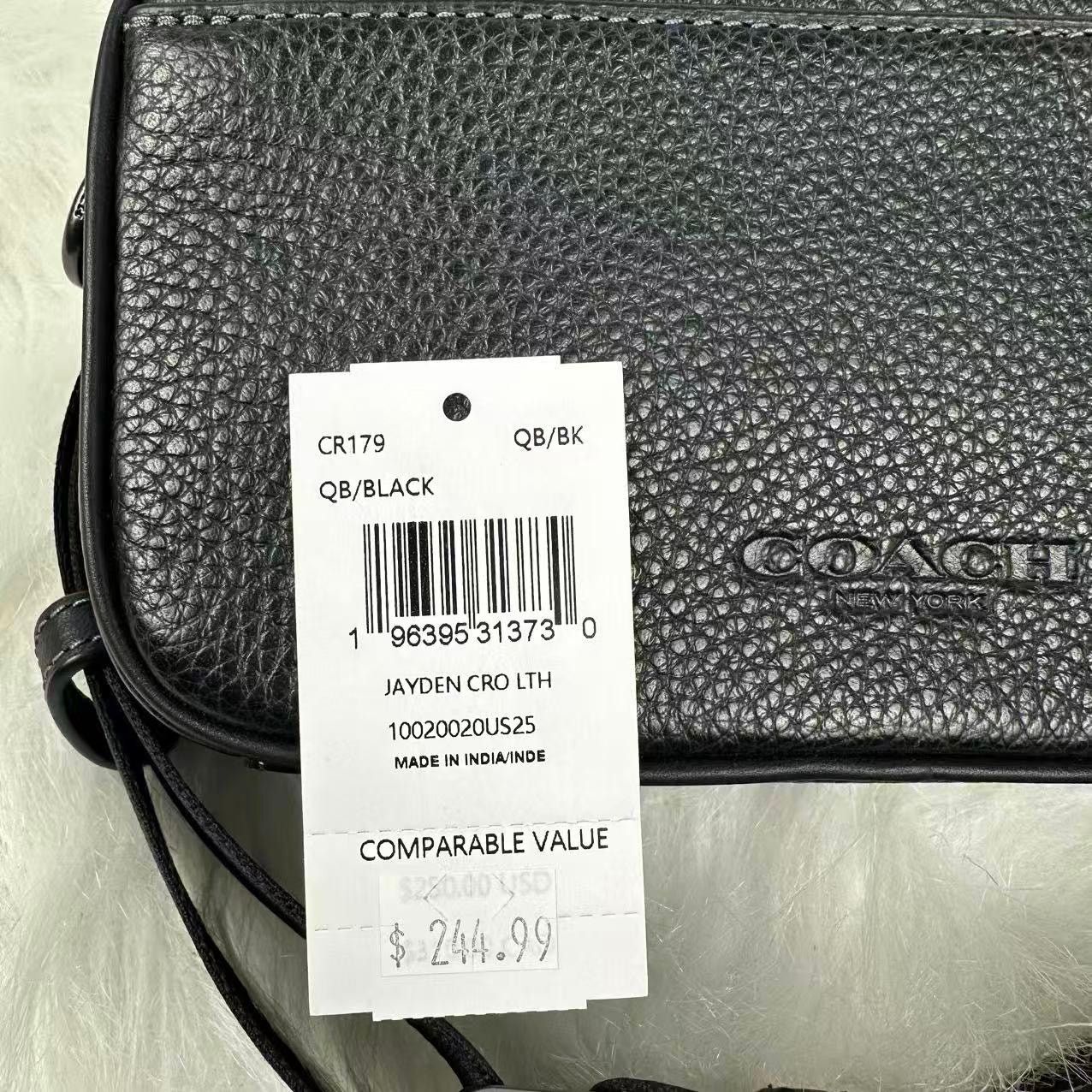 Coach Coach Men's Jayden Crossbody Bag In Leather/Gunmetal/Black Size ONE SIZE - 7 Thumbnail