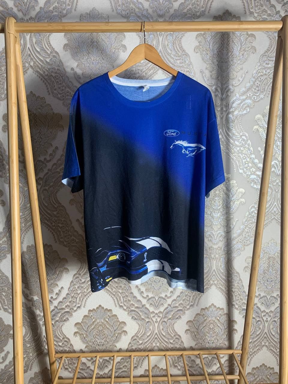 Ford × Vintage VERY RARE FORD MUSTANG NASCAR RACING SPORT CAR MADE IN USA Size US XL / EU 56 / 4 - 1 Thumbnail