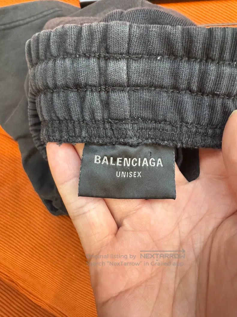Balenciaga Balenciaga size S Solid Color Letter Drenched Logo Print E Size US 27 - 6 Thumbnail