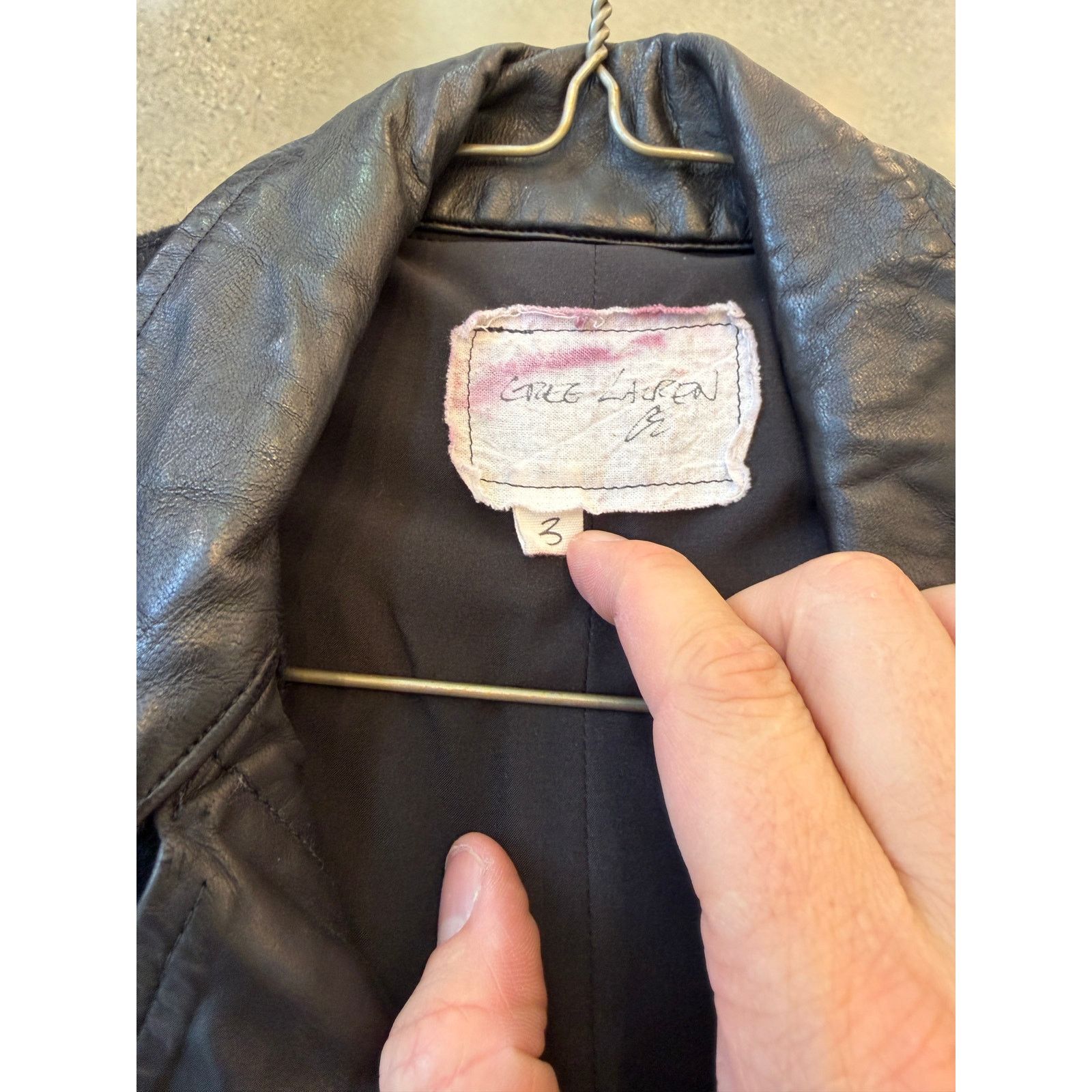 Greg Lauren Greg Lauren SAMPLE Wool Leather Brando Trench Coat Size US L / EU 52-54 / 3 - 6 Thumbnail