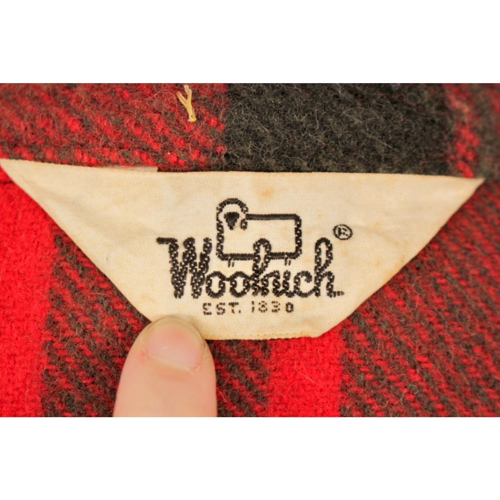 Vintage Woolrich Jacket Wool L 1970s Plaid Red Wool 2 Pocket VTG Mens Sz 42 Hunting Size US L / EU 52-54 / 3 - 4 Thumbnail
