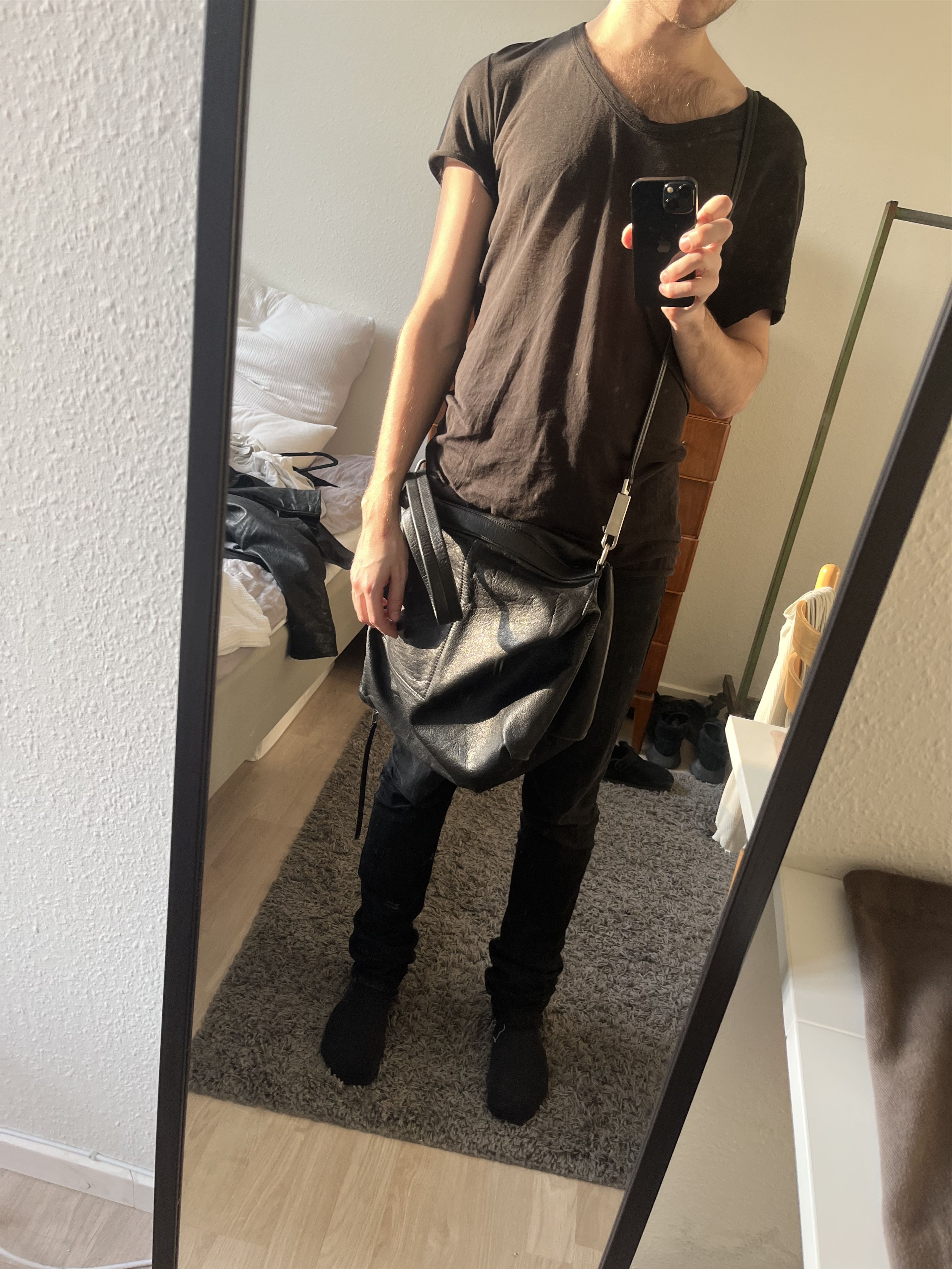 Rick Owens Rick Owens FW17 Glitter Bucket Bag Size ONE SIZE - 13 Thumbnail