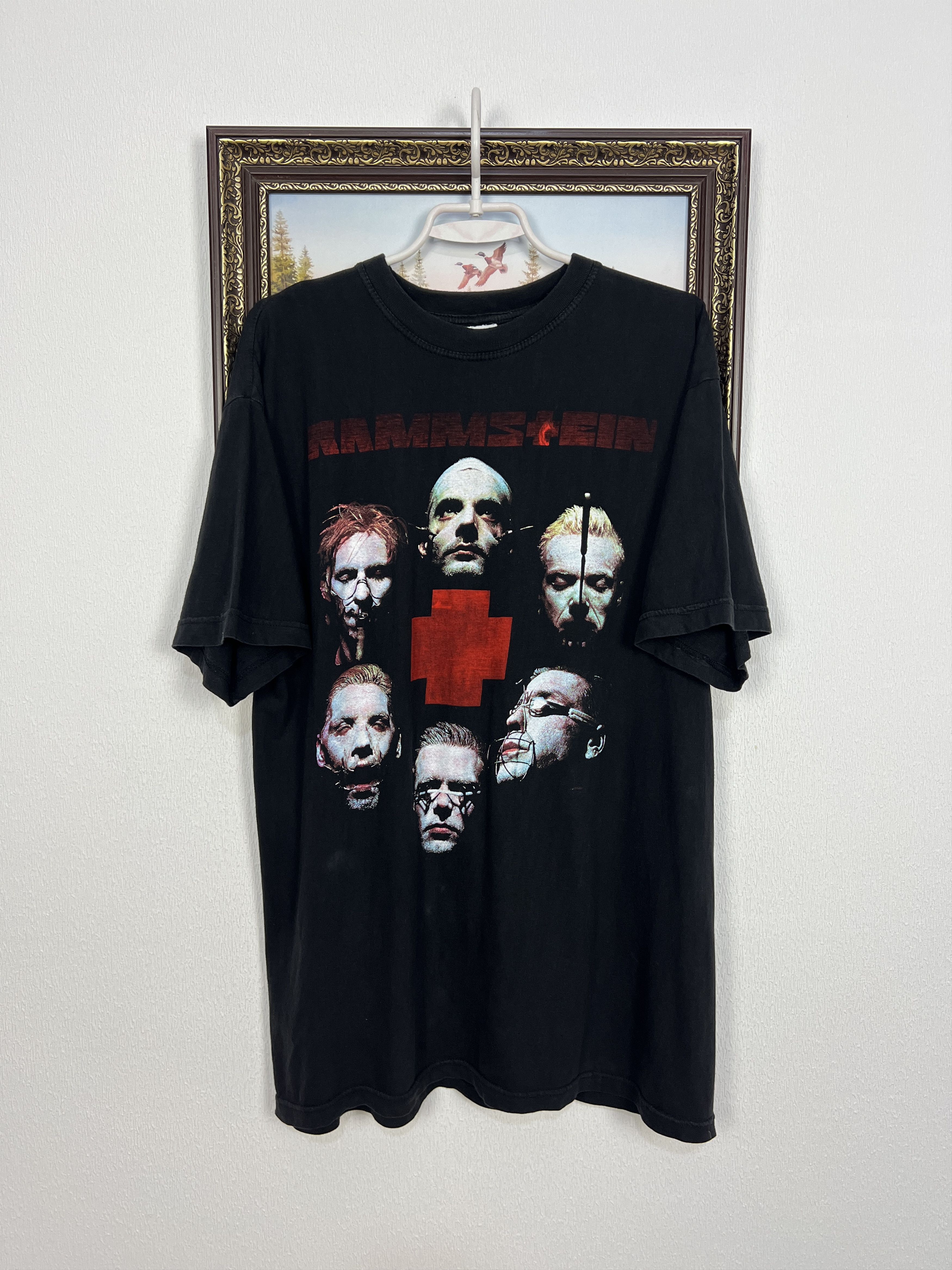 Vintage Vintage Rammstein Sehnsucht Band Shirt Over Print Tee Black Size US XL / EU 56 / 4 - 1 Thumbnail