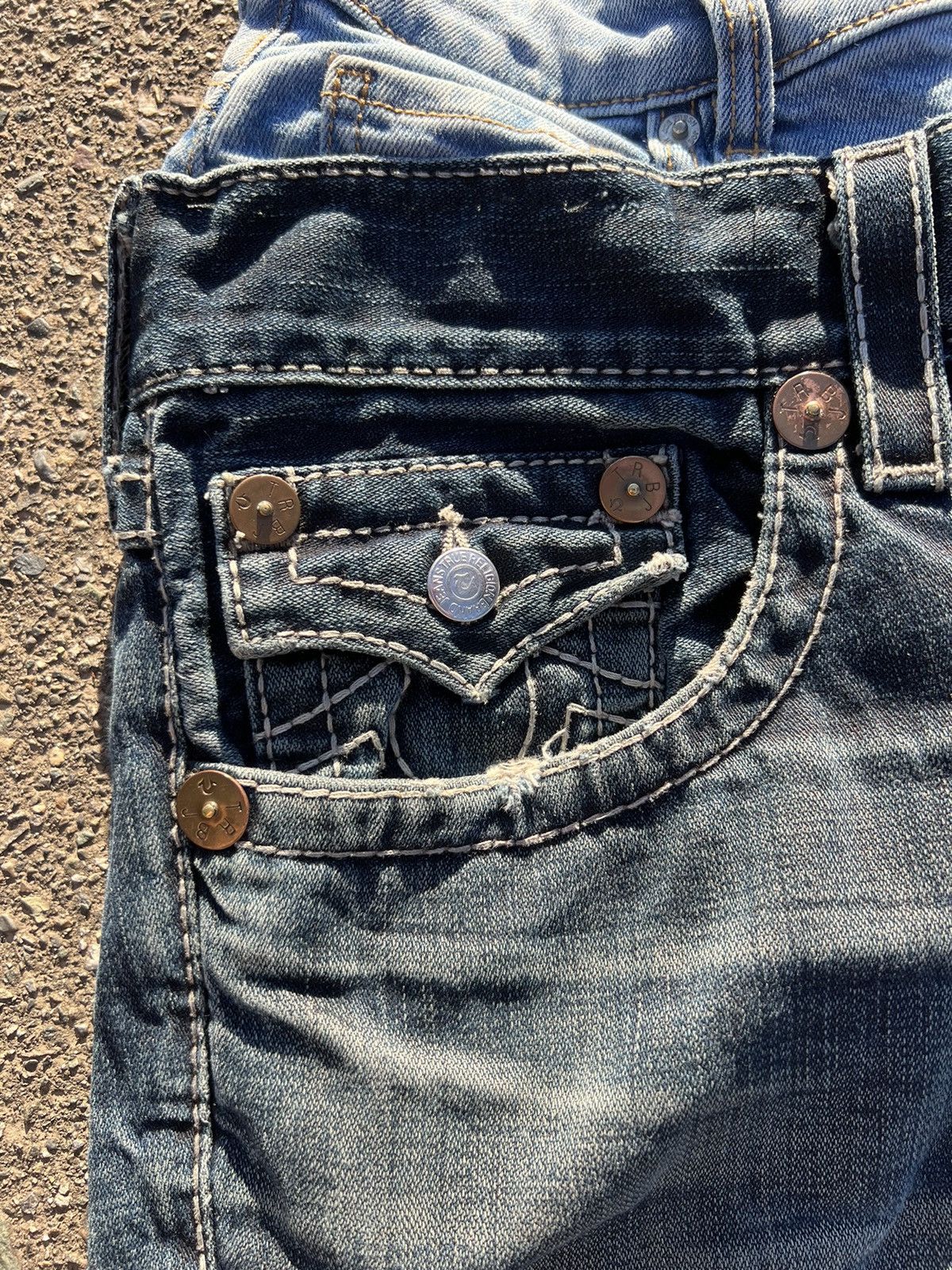 Designer TR “Kitty” Bootcut Jeans Size US 34 / EU 50 - 6 Thumbnail