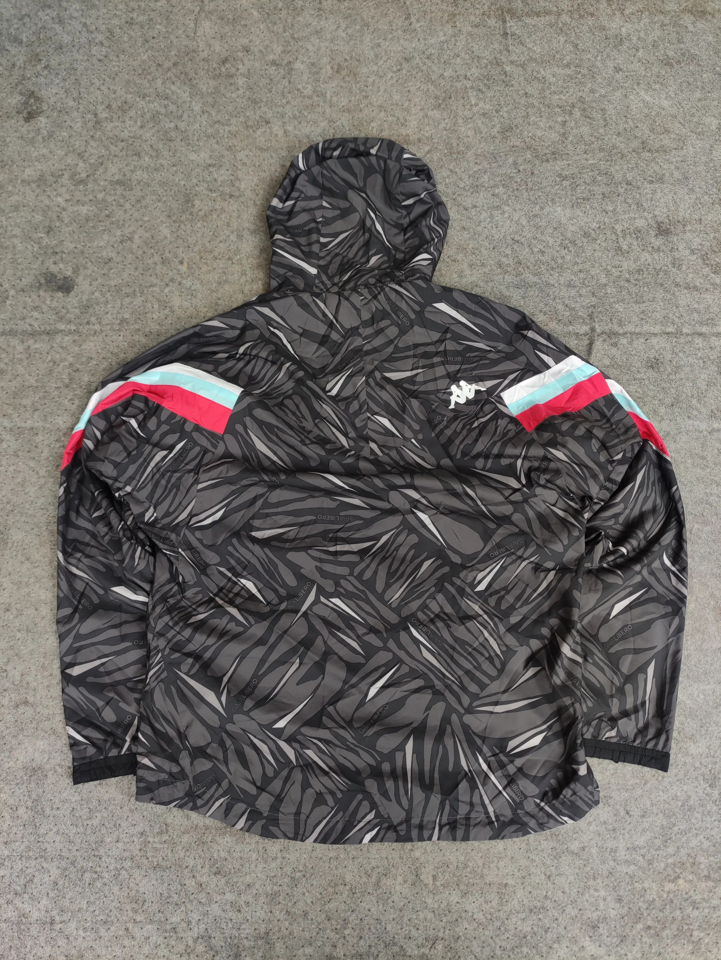 Japanese Brand Kappa x GaraLibero Graphic Windbreaker Jacket Size XL Size US XL / EU 56 / 4 - 14 Thumbnail