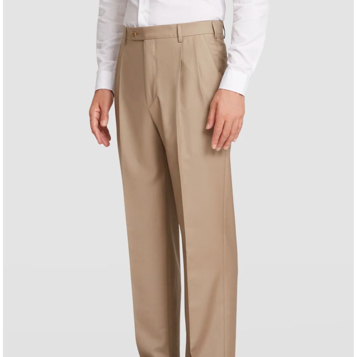 Zanella Zanella $350 Dress Pants Mens Size 33 Bennett Double Pleated Size 34S - 9 Thumbnail