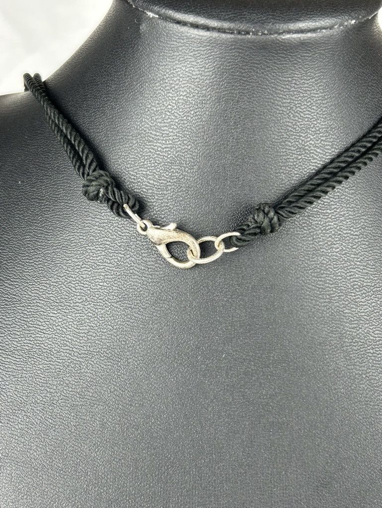 Other Black Cord Medallion and Chain Necklace Size ONE SIZE - 3 Thumbnail