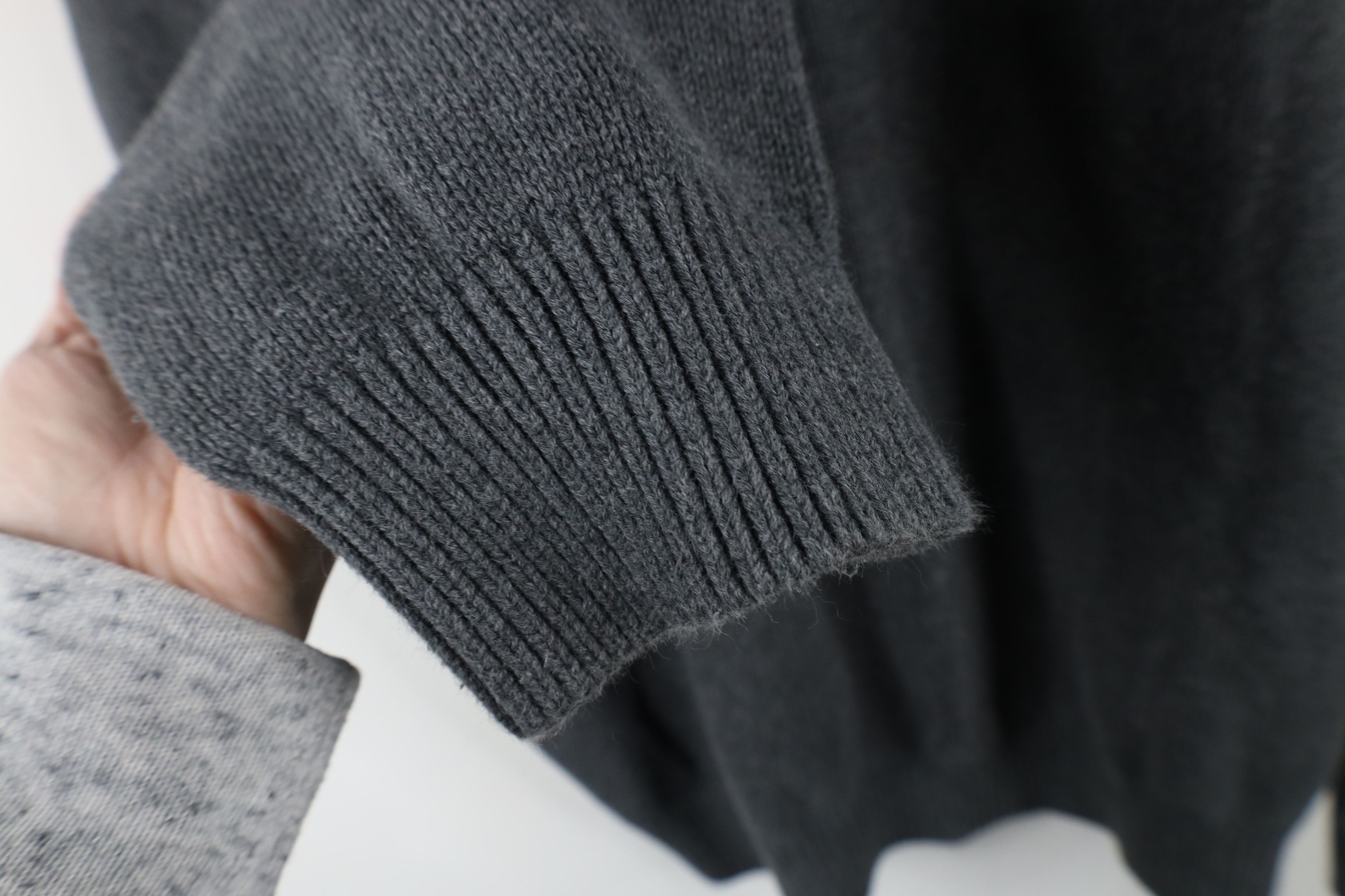 Tommy Hilfiger × Vintage Vintage 90s Tommy Hilfiger Heavyweight Knit Sweater Gray Size US XXL / EU 58 / 5 - 8 Thumbnail