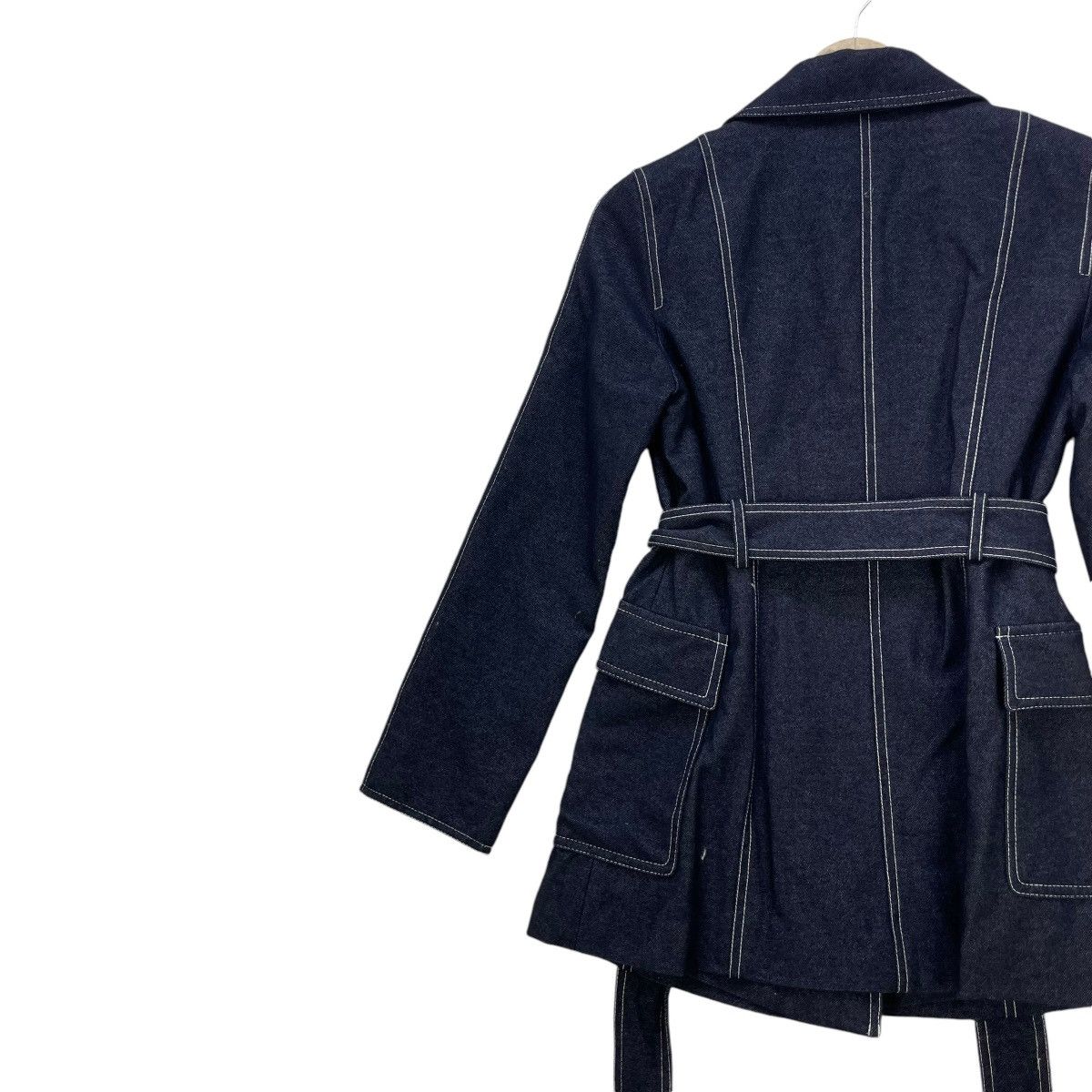 Blue Blue Japan × Indigo × Japanese Brand 💥Awesome Comme Ca ism Indigo Belted Inspired CDG tricot Size S / US 4 / IT 40 - 6 Thumbnail