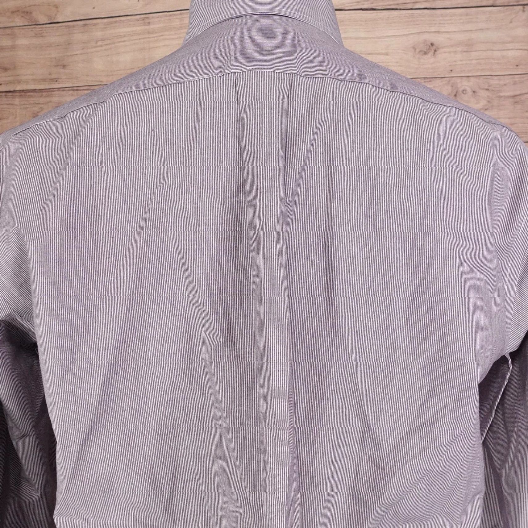 Stafford Stafford Performance Dress Shirt 16 34/35 Stripe Broadcloth Classic Fit Men Shirt Size 42R - 6 Thumbnail