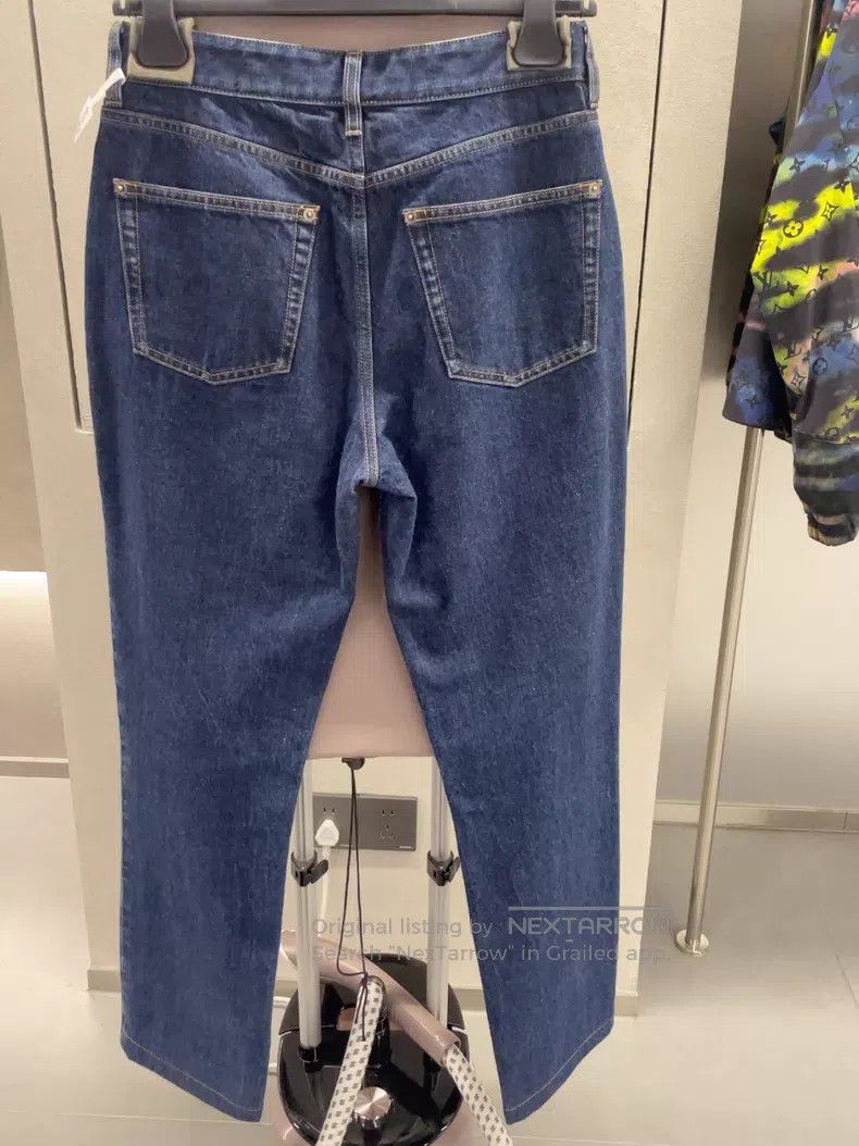 Louis Vuitton Louis Vuitton Blue Printed Jeans Size US 38 / EU 54 - 2 Thumbnail