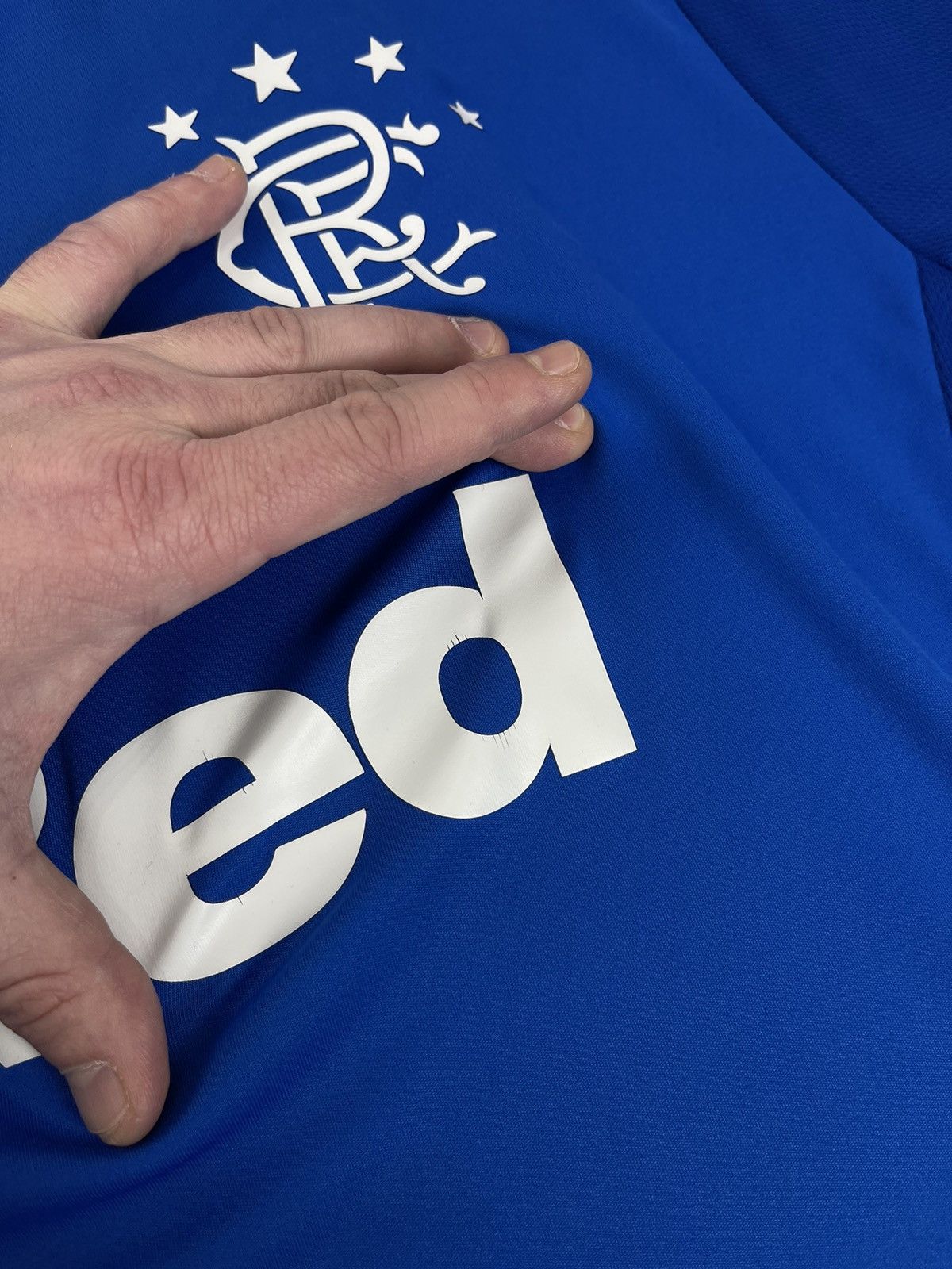 Vintage Glasgow Rangers 2018 2019 Home Football Shirt Soccer Jersey Size US XXL / EU 58 / 5 - 7 Thumbnail