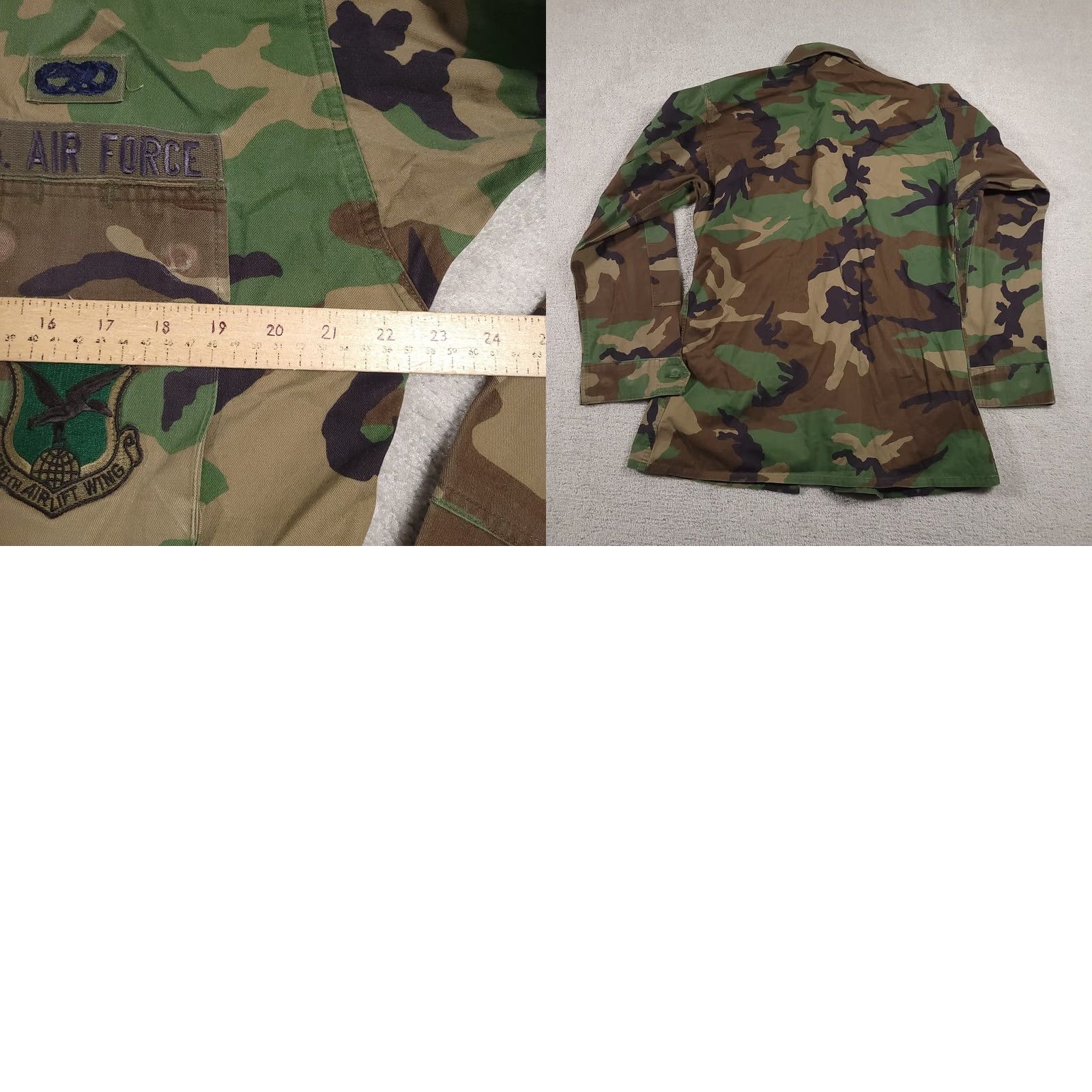 Vintage VINTAGE US Air Force BDU Jacket Mens M Long Camouflage 436th Airlift Wing 90s Shirt Size US M / EU 48-50 / 2 - 9 Thumbnail