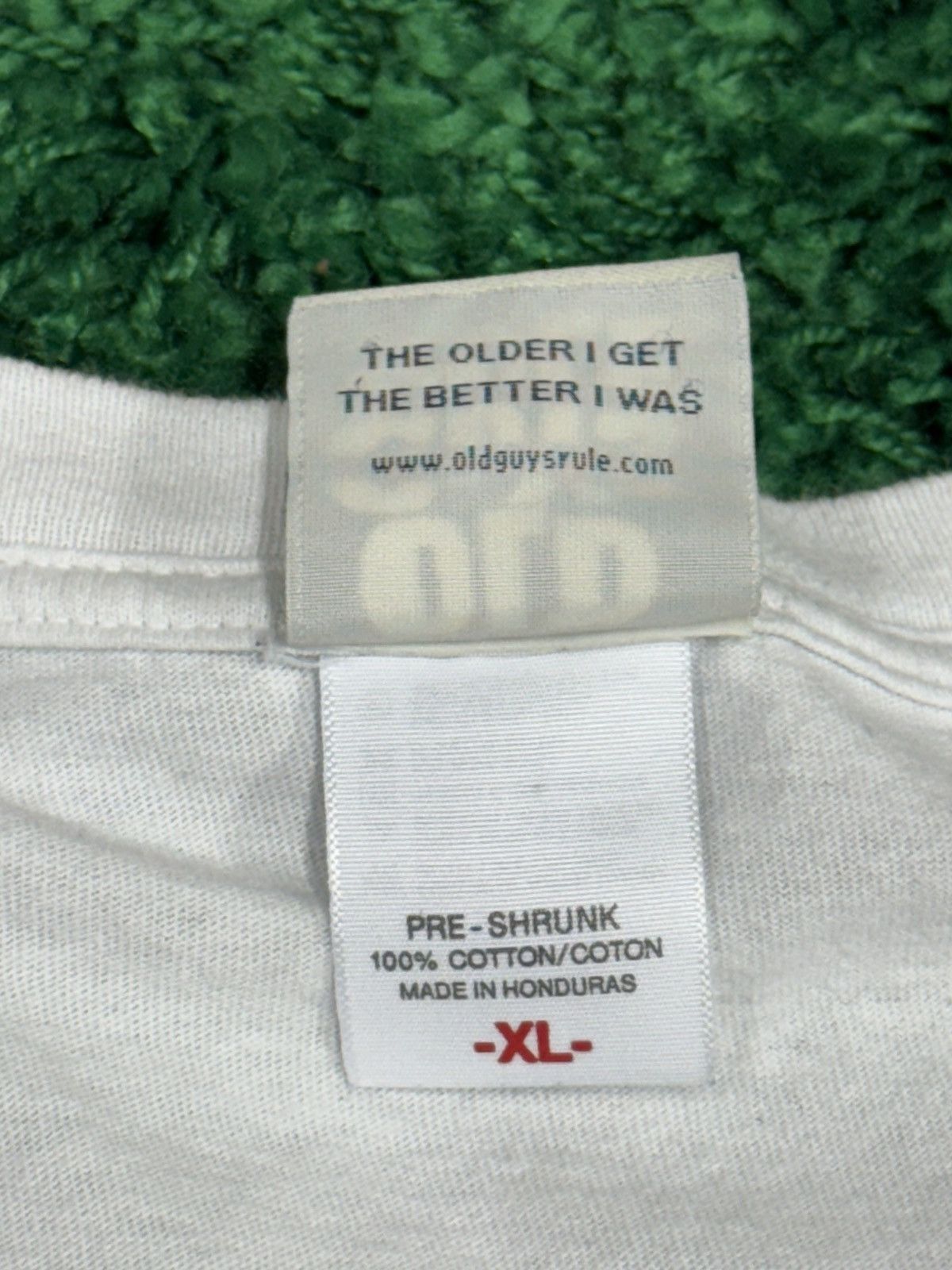 Vintage Old Guys Rule Logo Vintage White Tee XL Size US XL / EU 56 / 4 - 6 Thumbnail