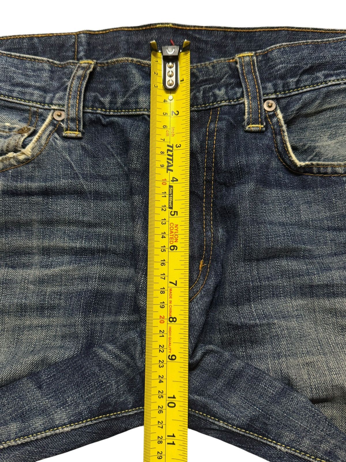Uniqlo Vintage Y2K Japanese Uniqlo Faded Wash Whiskers Wide Leg Size US 32 / EU 48 - 11 Thumbnail