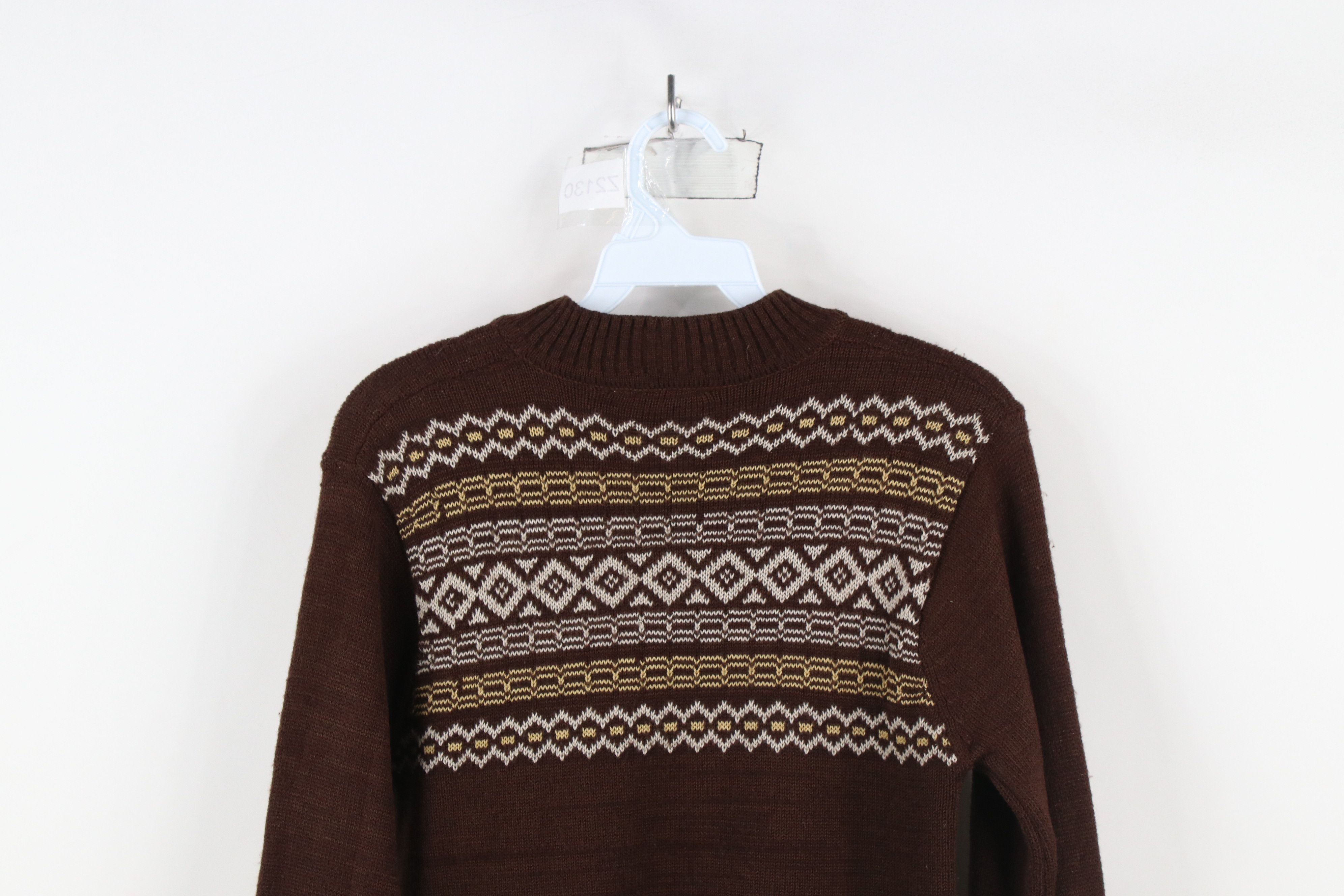 Vintage Vintage 60s 70s Mid Century Modern MCM Knit Sweater Size S / US 4 / IT 40 - 8 Thumbnail