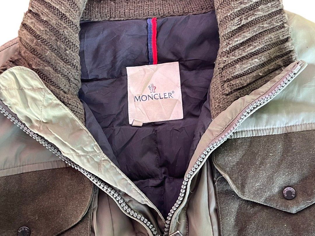 Moncler Vintage MONCLER Parka Heavy Sunfaded Jacket Size US M / EU 48-50 / 2 - 8 Thumbnail