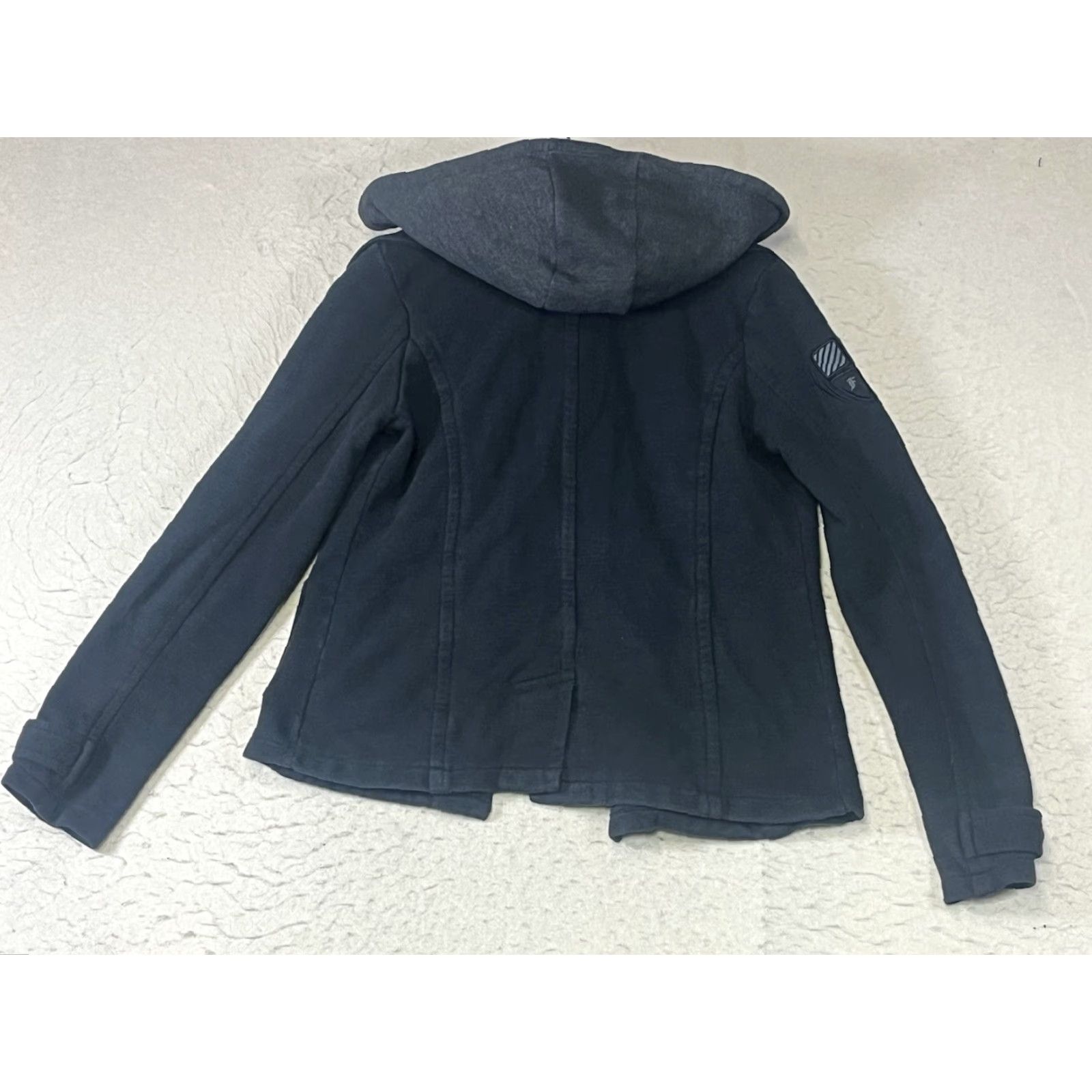 Fox Racing Fox Racing Button Up Hoodie Sweater Women’s Black Size Small Missing Buttons Cardigan Activewear Size S / US 4 / IT 40 - 2 Thumbnail