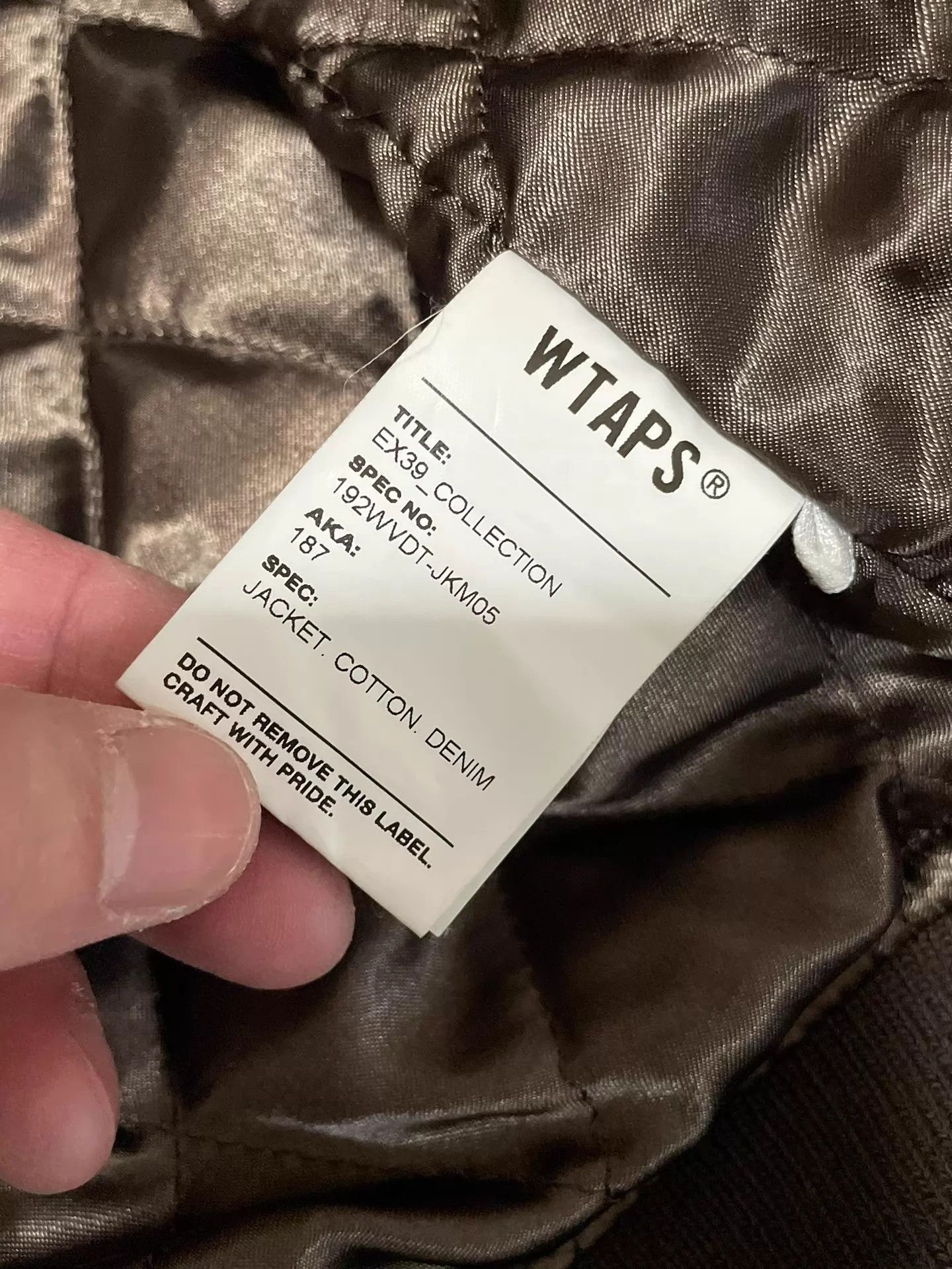 Wtaps WTAPS 187 JACKET DENIM 19AW Camel Loose Vintage Wash Size US S / EU 44-46 / 1 - 7 Thumbnail