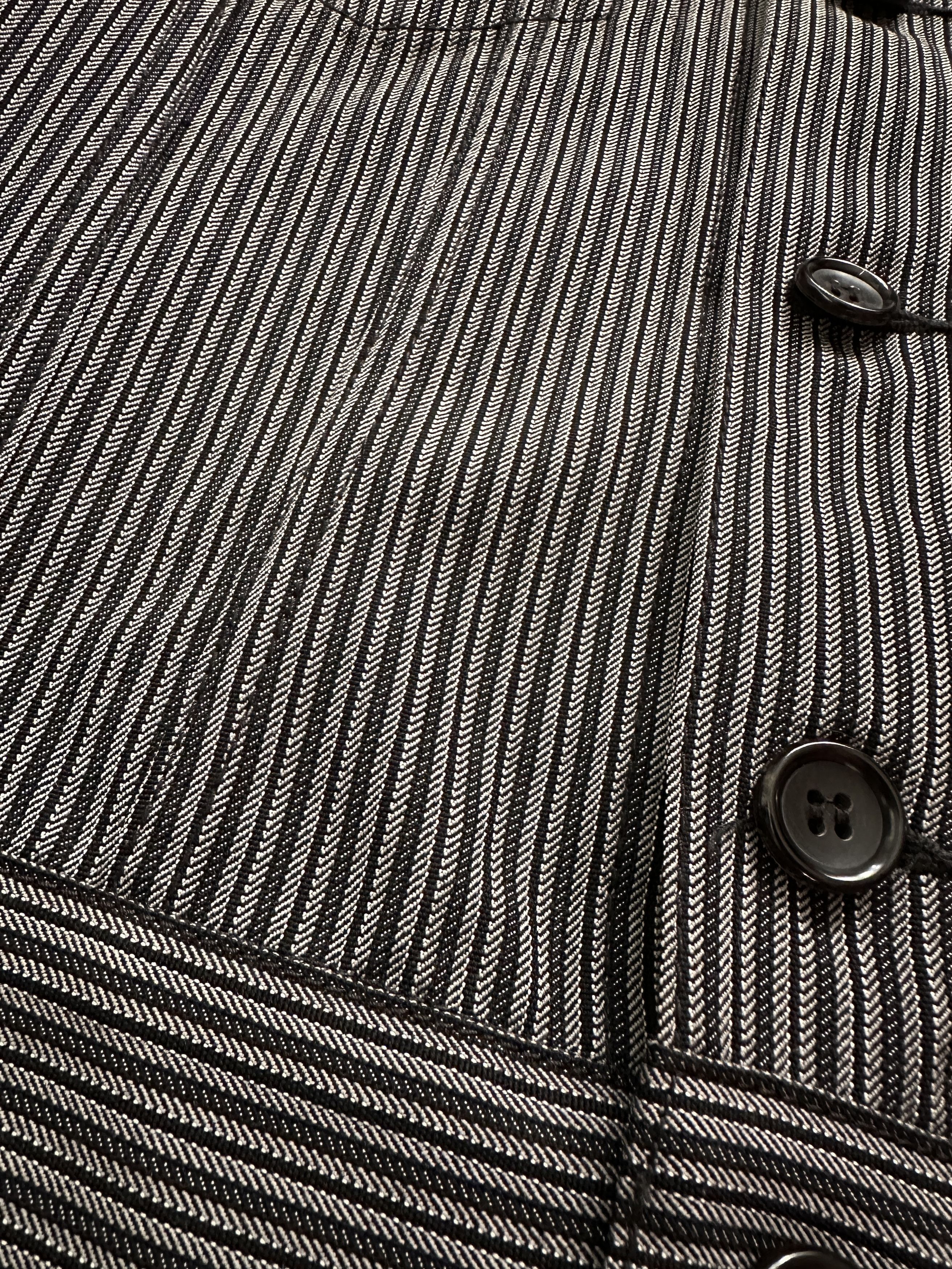 Comme des Garcons Homme AD2006 Wool Stripe Trucker Size US S / EU 44-46 / 1 - 3 Thumbnail