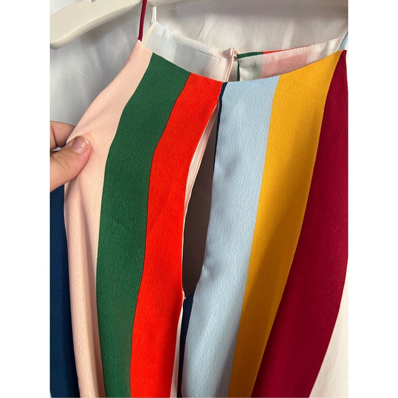 Other Willow & Root Buckle Multicolored Striped Tie Waist Tank Top Size L / US 10 / IT 46 - 3 Thumbnail