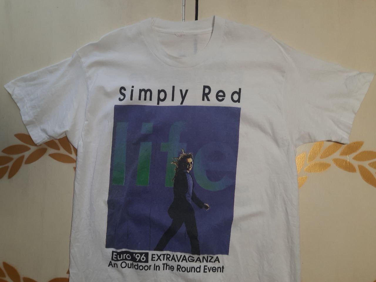 Band Tees × Vintage Simply Red Euro'96 Extravaganza T-Shirt 1996 Size US M / EU 48-50 / 2 - 2 Thumbnail
