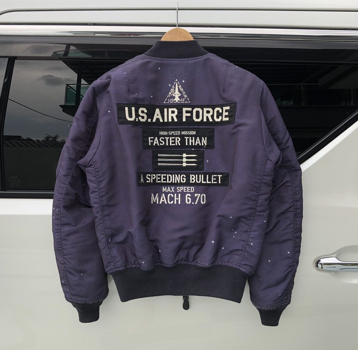 Avirex AVIREX MA-1 U.S.AIR FORCE X-15 Flight Bomber Jacket Size US L / EU 52-54 / 3 - 2 Thumbnail