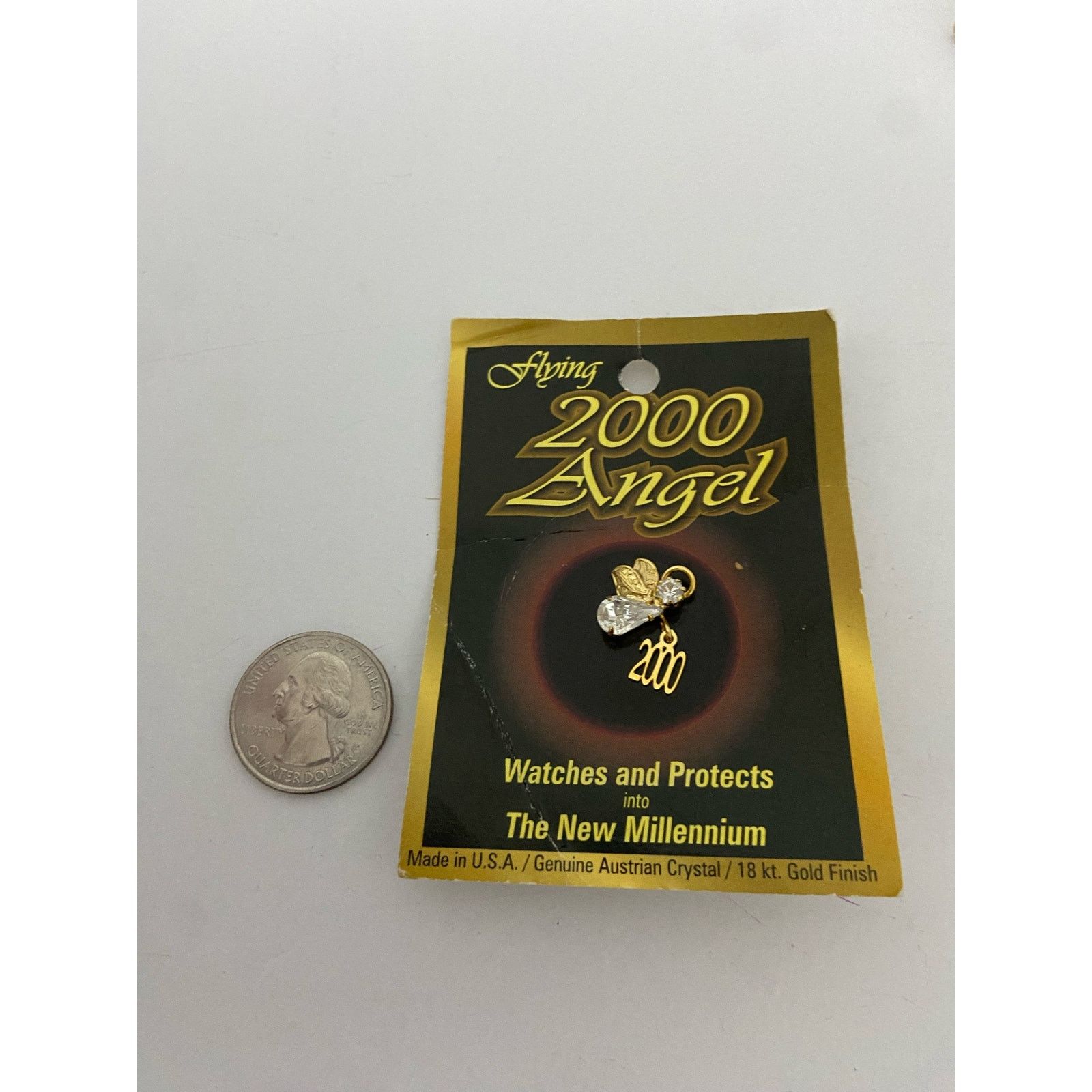 Vintage Vintage Y2K angel pin Size ONE SIZE - 2 Thumbnail