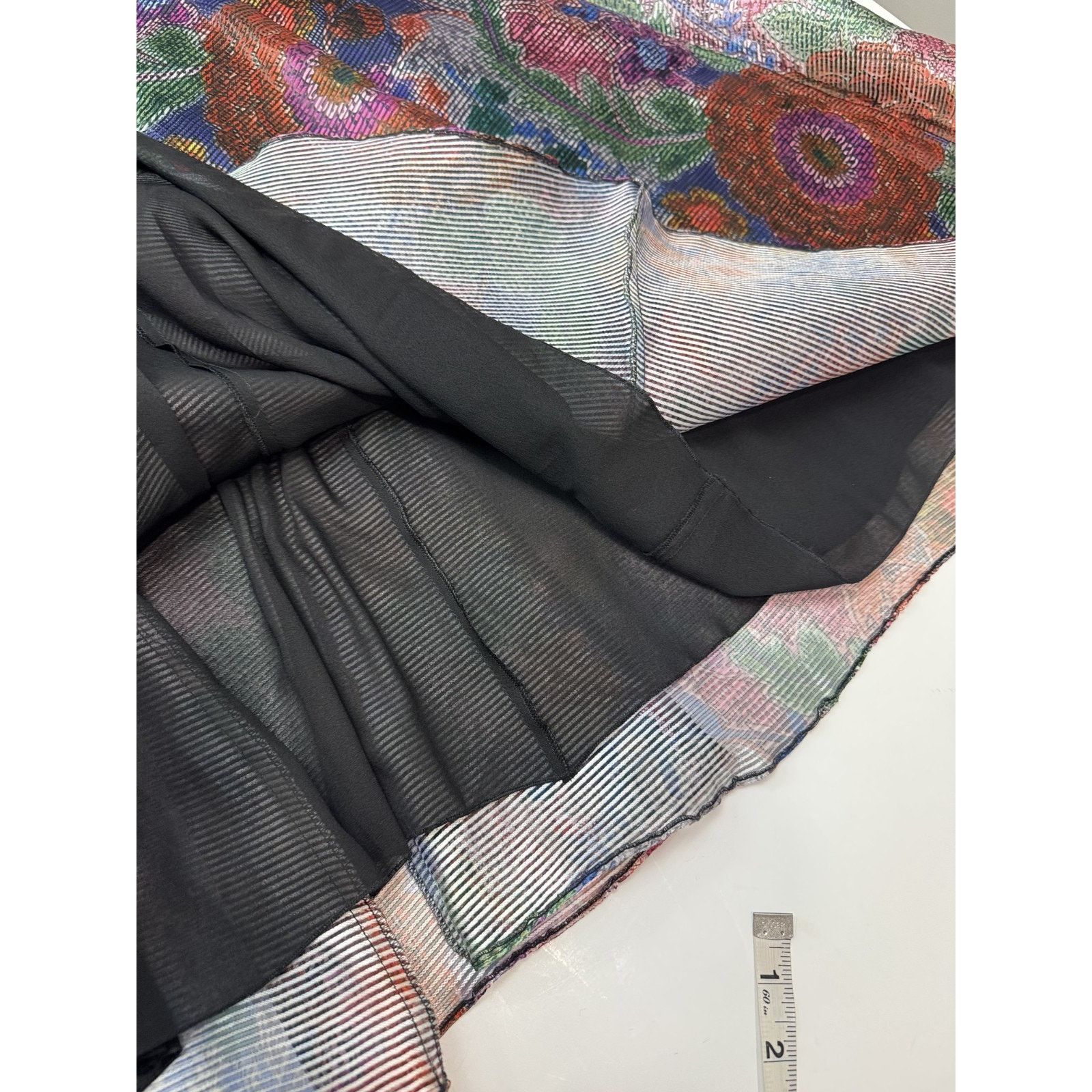 Armani Collezioni NWT $1195 Armani Collezioni Fit & Flare Dress Colorful US 2 Size XS / US 0-2 / IT 36-38 - 10 Thumbnail