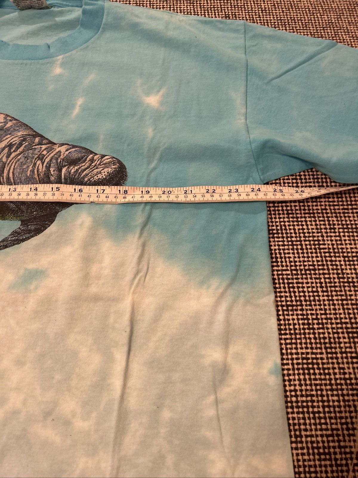 Vintage Vintage Manatee tie dye tshirt Size US XXL / EU 58 / 5 - 6 Thumbnail