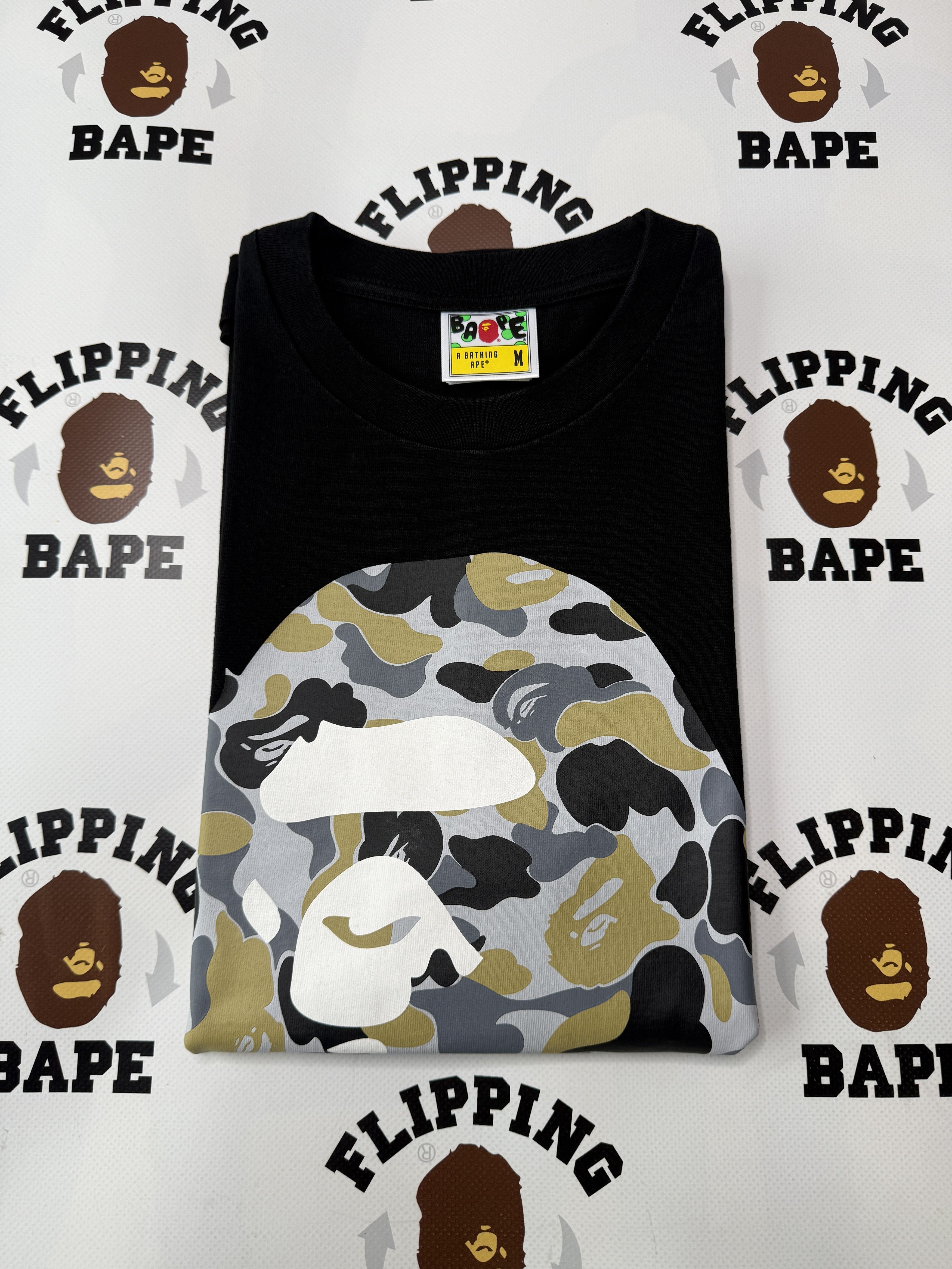 Bape BAPE STORE GINZA CAMO APE HEAD TEE Size US M / EU 48-50 / 2 - 6 Thumbnail
