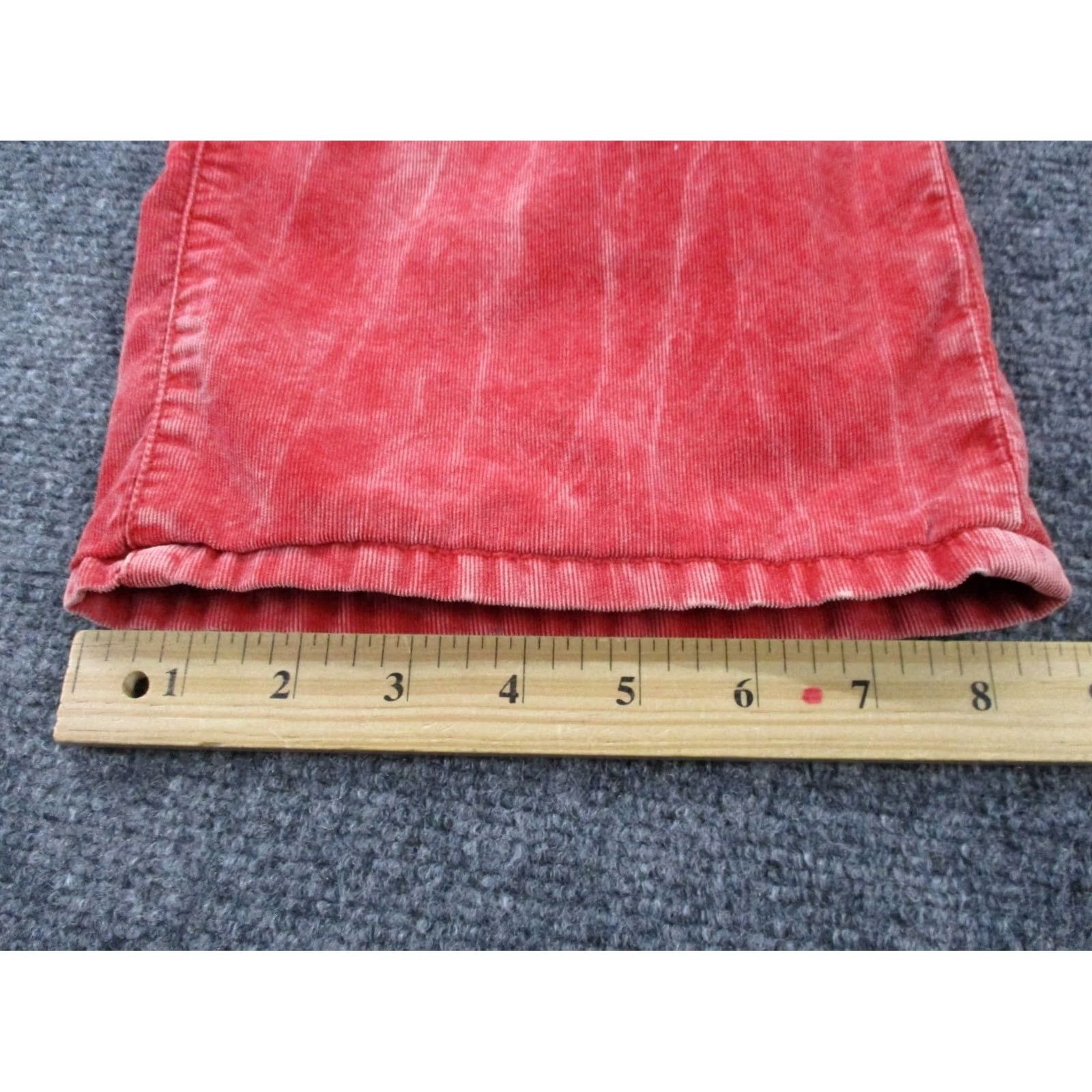 True Religion True Religion Jeans Mens 40 Red Denim Ricky Relaxed Straight Acid Wash Faded Jeans Size US 40 / EU 56 - 5 Thumbnail