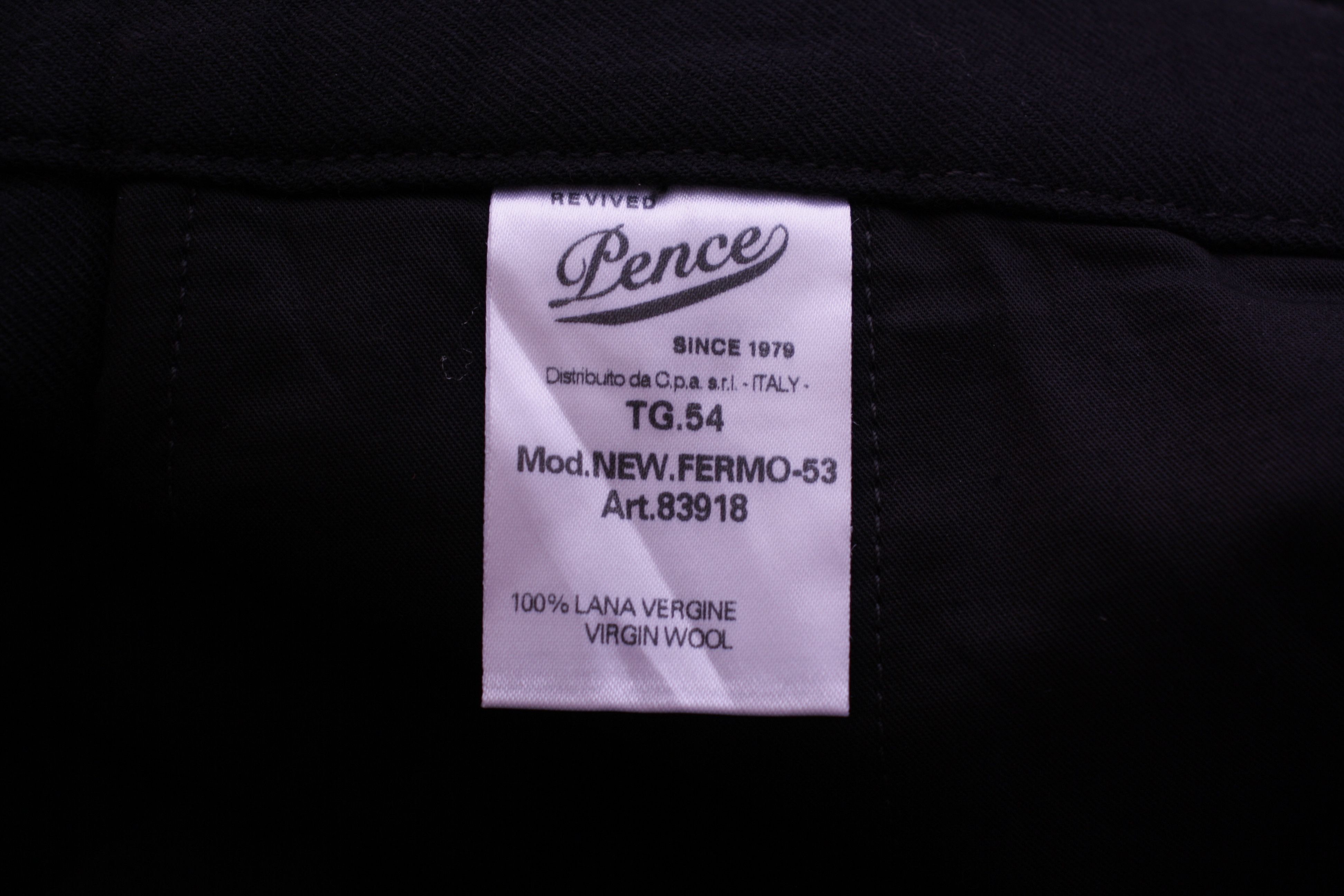 Other Revived Pence Pants Black Wool Trousers Mens size 54 Size US 38 / EU 54 - 12 Thumbnail
