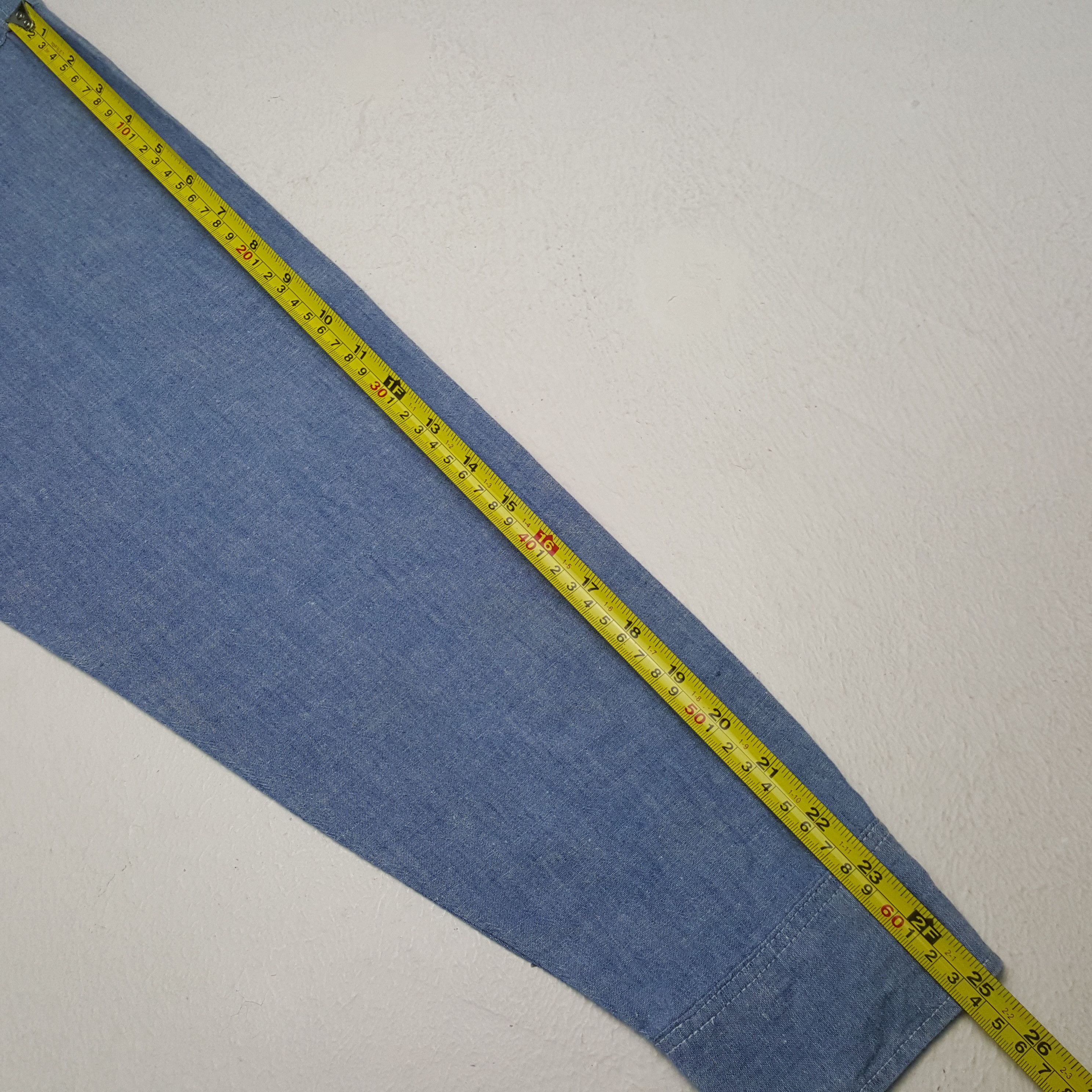 Big Mac Vintage Big Mac Chambray Western Long Shirt RR11 Size US XXL / EU 58 / 5 - 5 Thumbnail