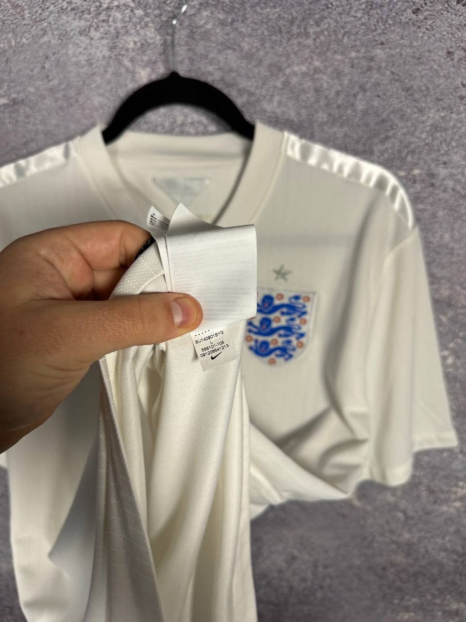 Nike × Vintage Vintage England National Team 2014 Nike Soccer Jersey Size US L / EU 52-54 / 3 - 9 Thumbnail