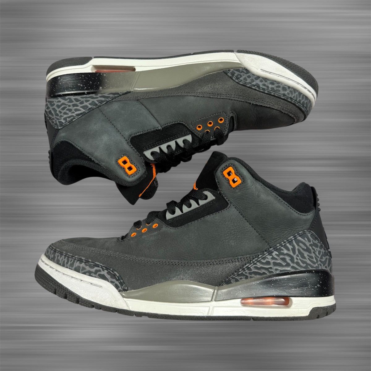 Jordan Brand Jordan 3 Retro Fear Pack Shoes Size US 10 / EU 43 - 2 Thumbnail
