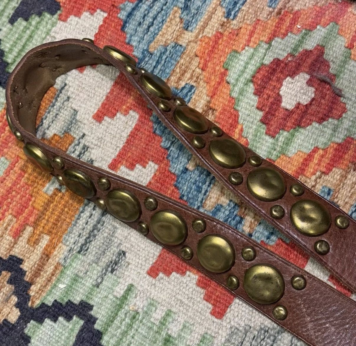 Ralph Lauren Ralph Lauren Polo RL Studded Belt K22 Size ONE SIZE - 3 Thumbnail