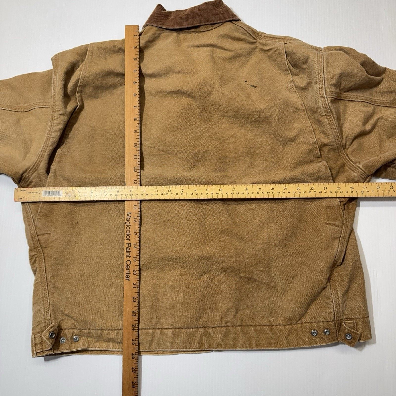 Carhartt CARHARTT J01 Detroit Lined Jacket Size 50 Reg Made in USA Size US XXL / EU 58 / 5 - 9 Thumbnail