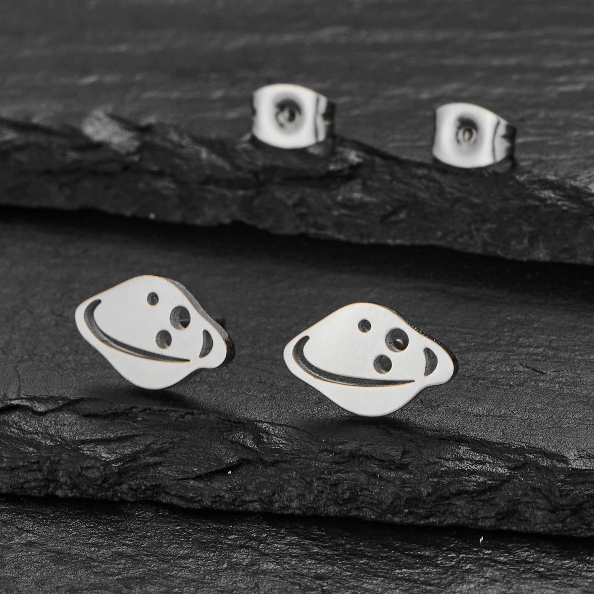 Jewelry Spaceship Earrings Charm Earring Gift Size ONE SIZE - 1 Preview