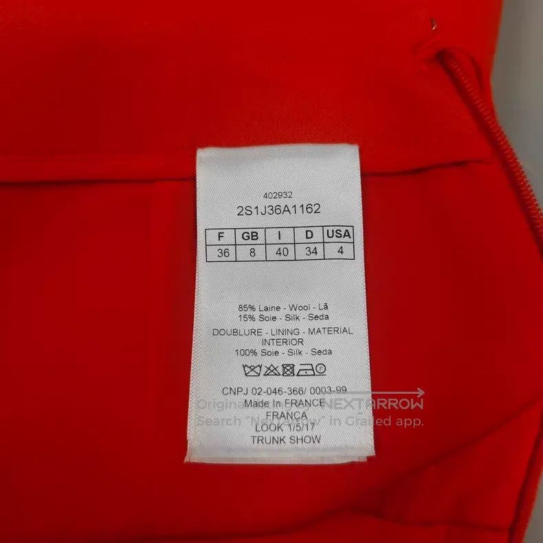Dior Dior Orange wool mulberry silk short skirt Size 24" / US 00 / IT 34 - 6 Thumbnail