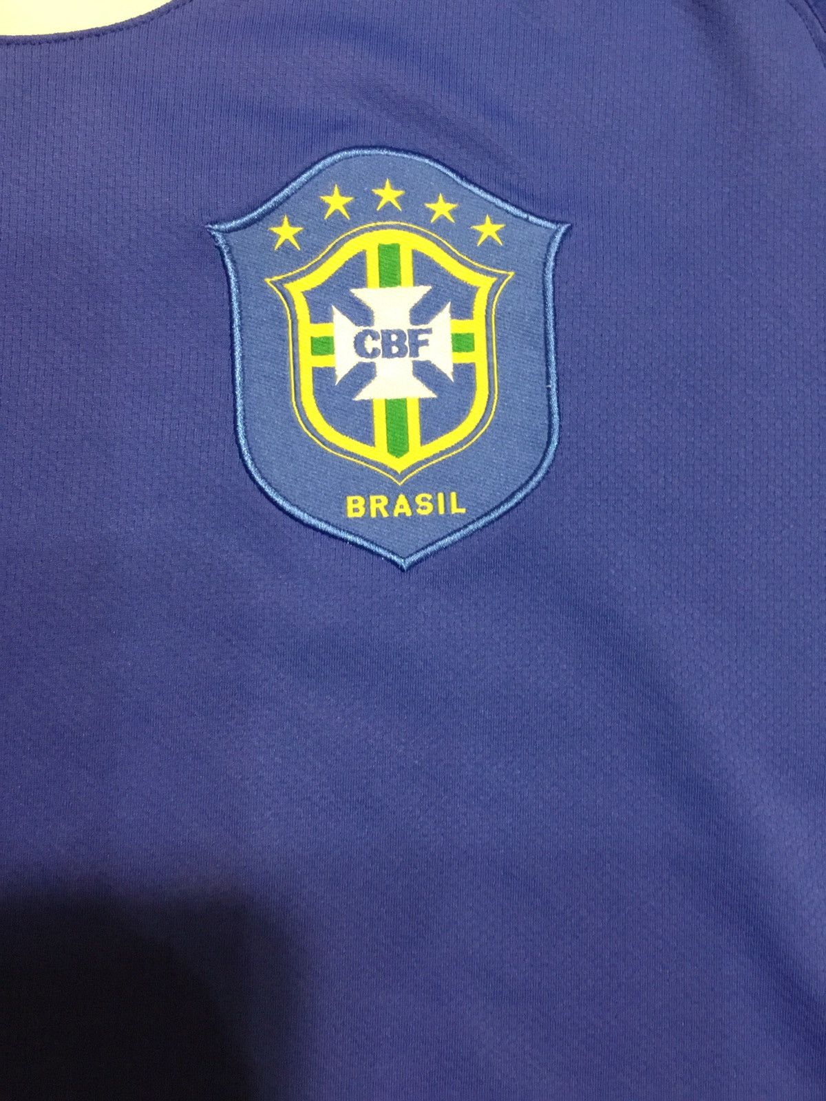 Nike 2004/2005 BRAZIL RARE NIKE SOCCER JERSEY FOOTBALL SHIRT Size US L / EU 52-54 / 3 - 4 Thumbnail