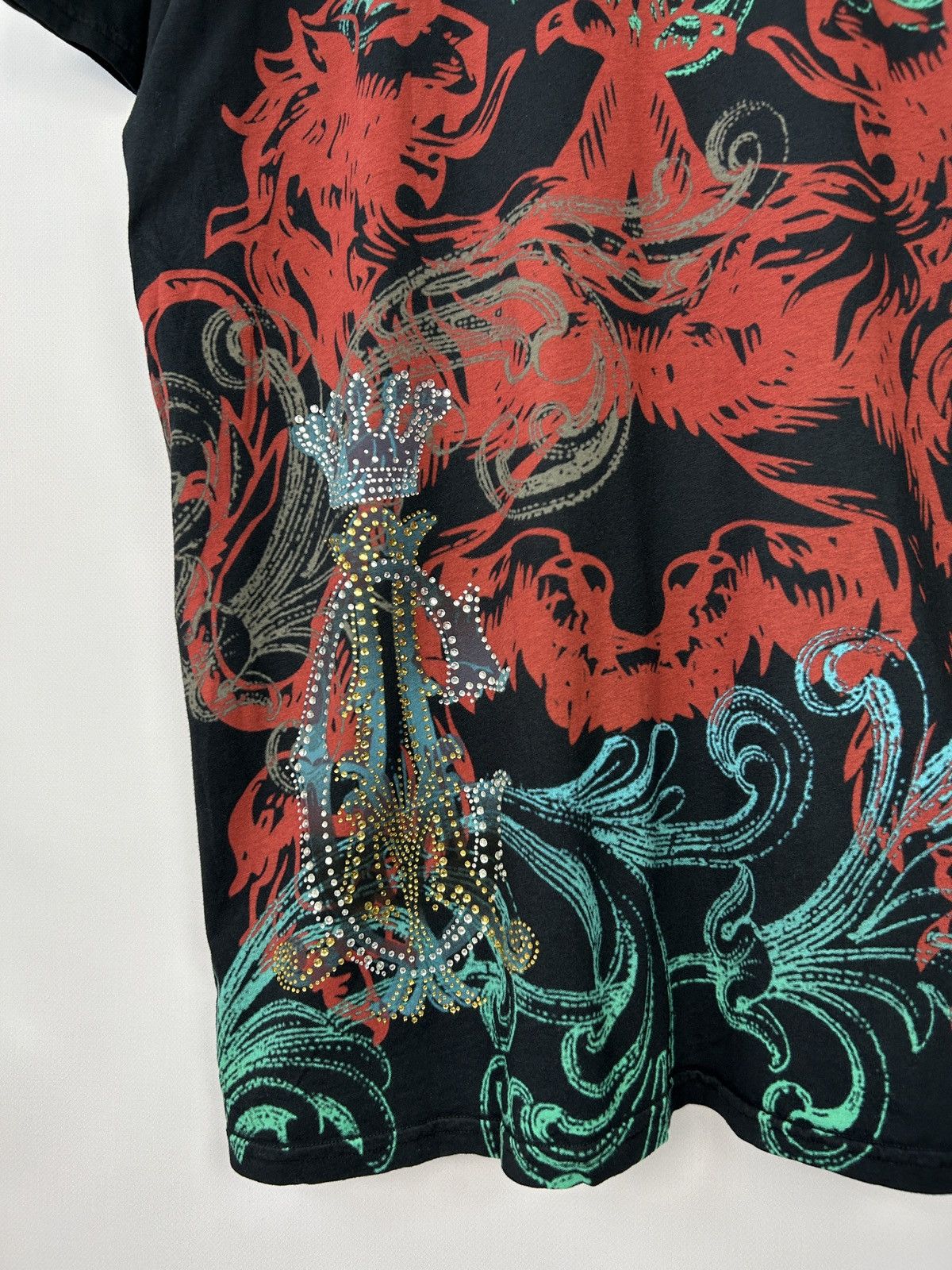Ed Hardy Ed Hardy by Christian Audigier Lion Print T Shirt Size XL Size US XL / EU 56 / 4 - 11 Thumbnail