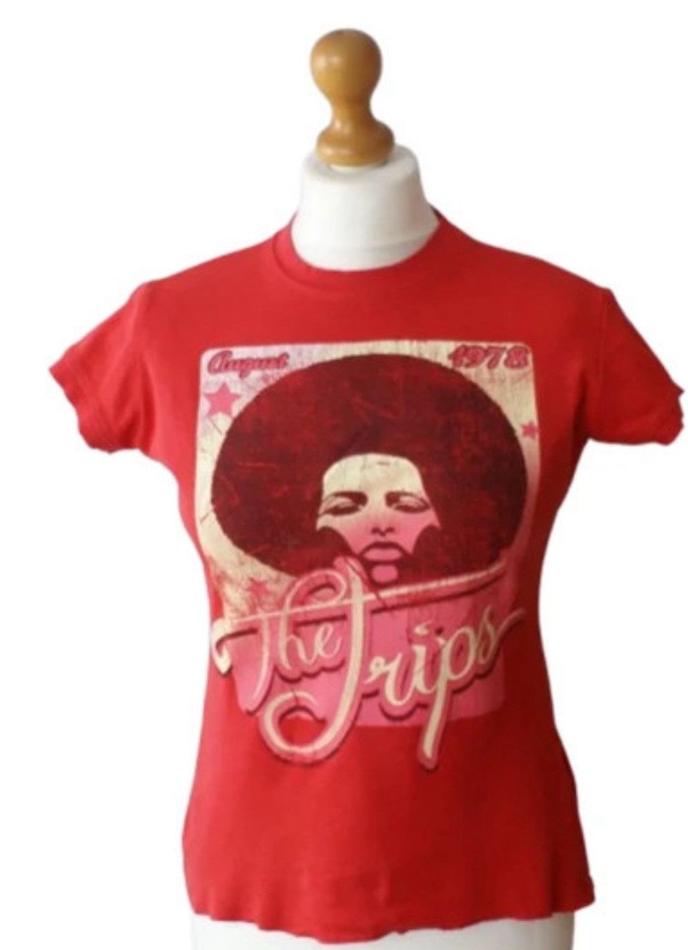 Vintage Vintage Ladies Funky shirt, Afro shirt, psychodelic Size XS / US 0-2 / IT 36-38 - 1 Thumbnail
