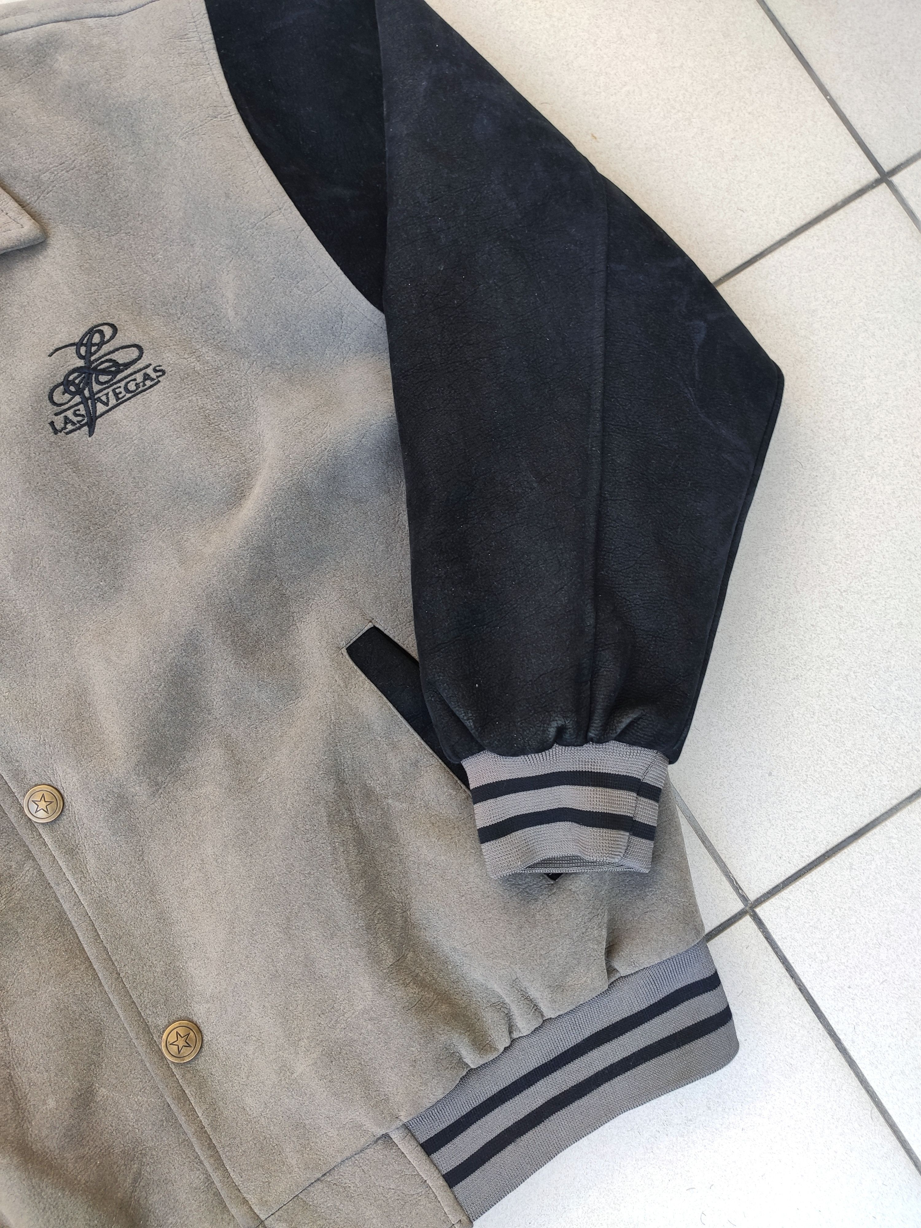 Vintage Vintage Varsity jacket Las Vegas usa bomber 90s 00s boxy Size US L / EU 52-54 / 3 - 3 Thumbnail