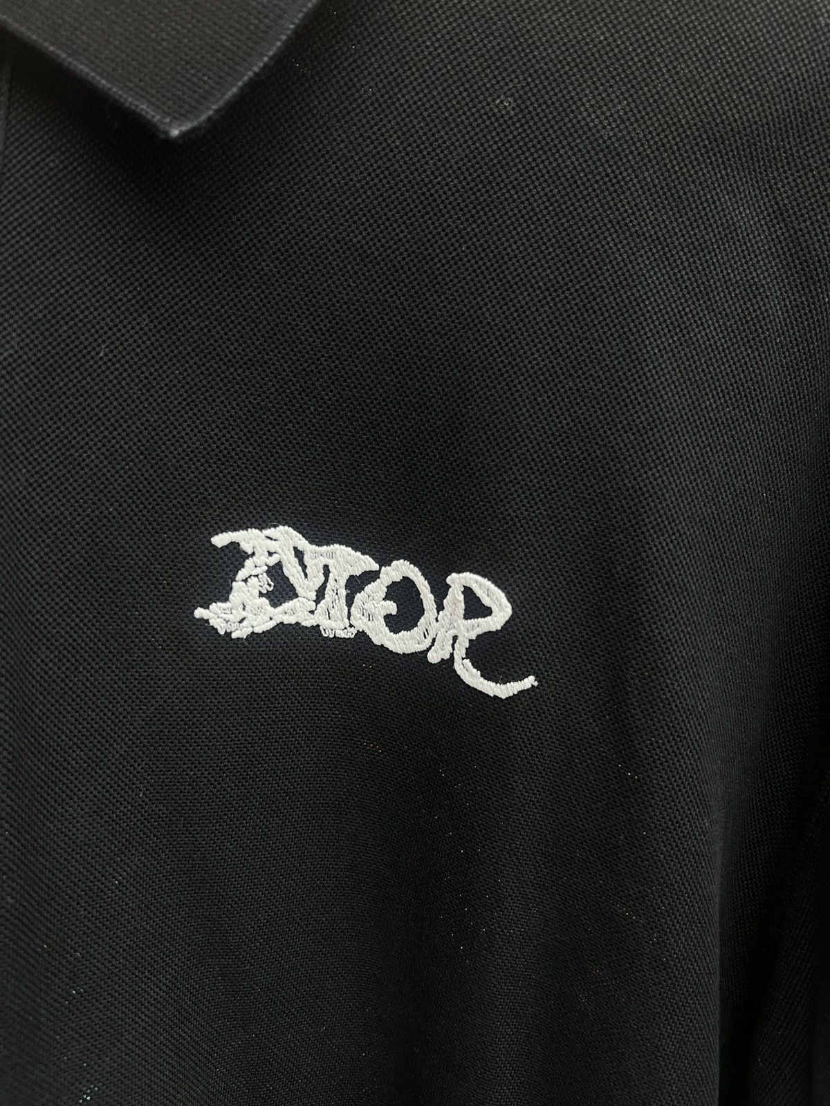 Dior Dior Black Polo Tee Short Sleeve Size US XXL / EU 58 / 5 - 5 Thumbnail