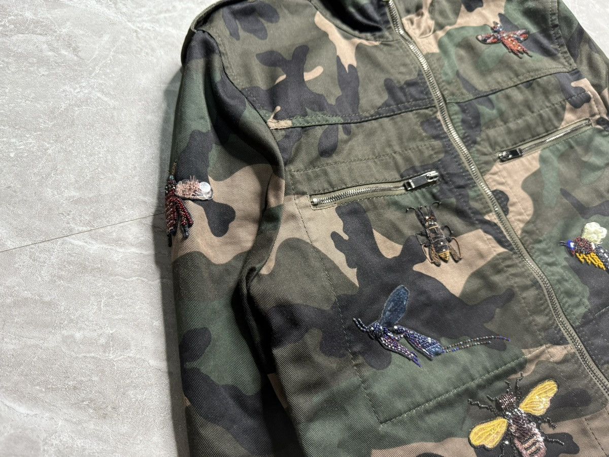Valentino Valentino Embroidered Bugs Camouflage Print Jacket Size US S / EU 44-46 / 1 - 4 Thumbnail